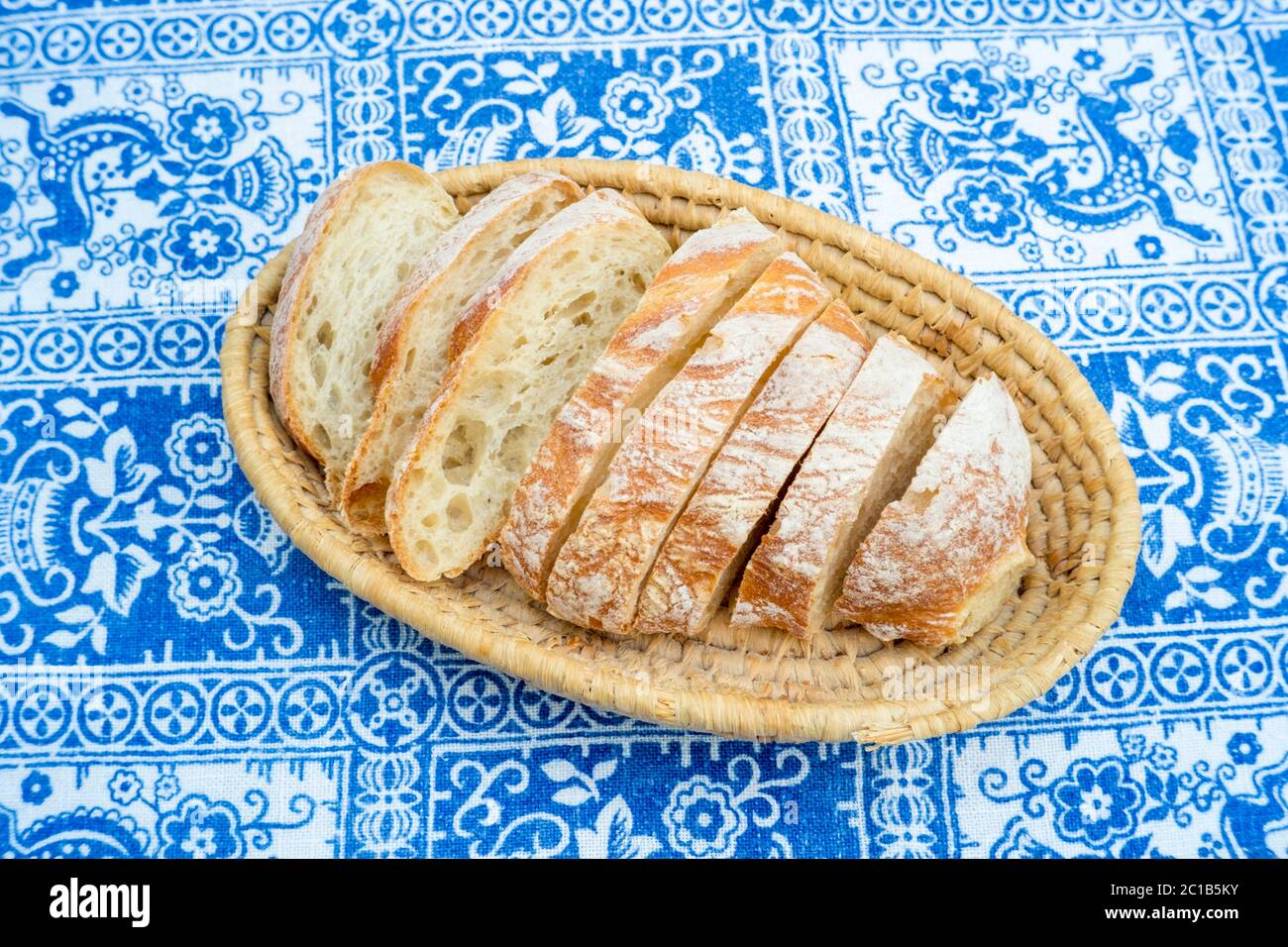 Cestino del pane Foto Stock