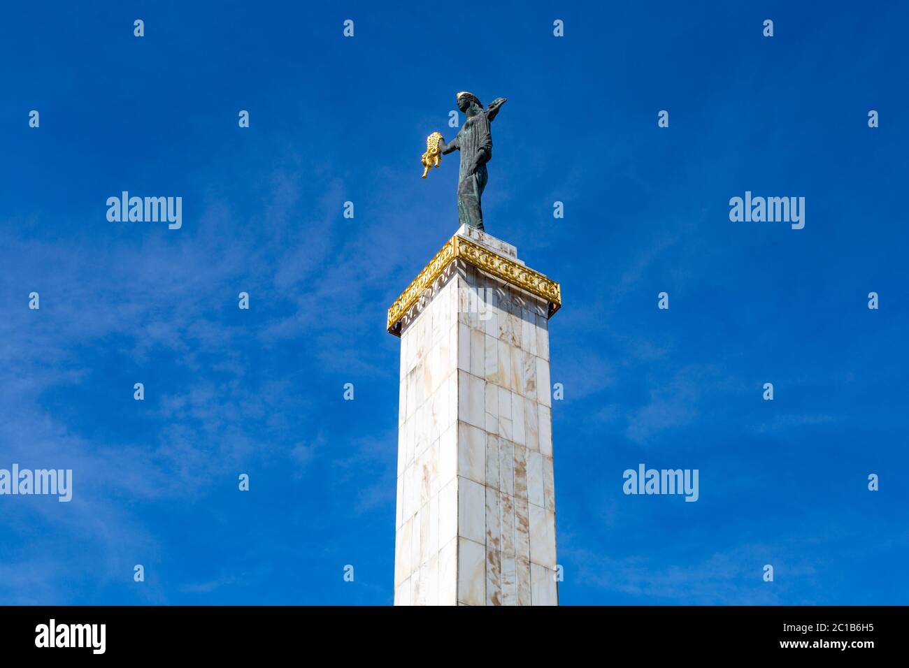 La statua di Medea si trova nel centro di Batumi, Georgia Foto Stock