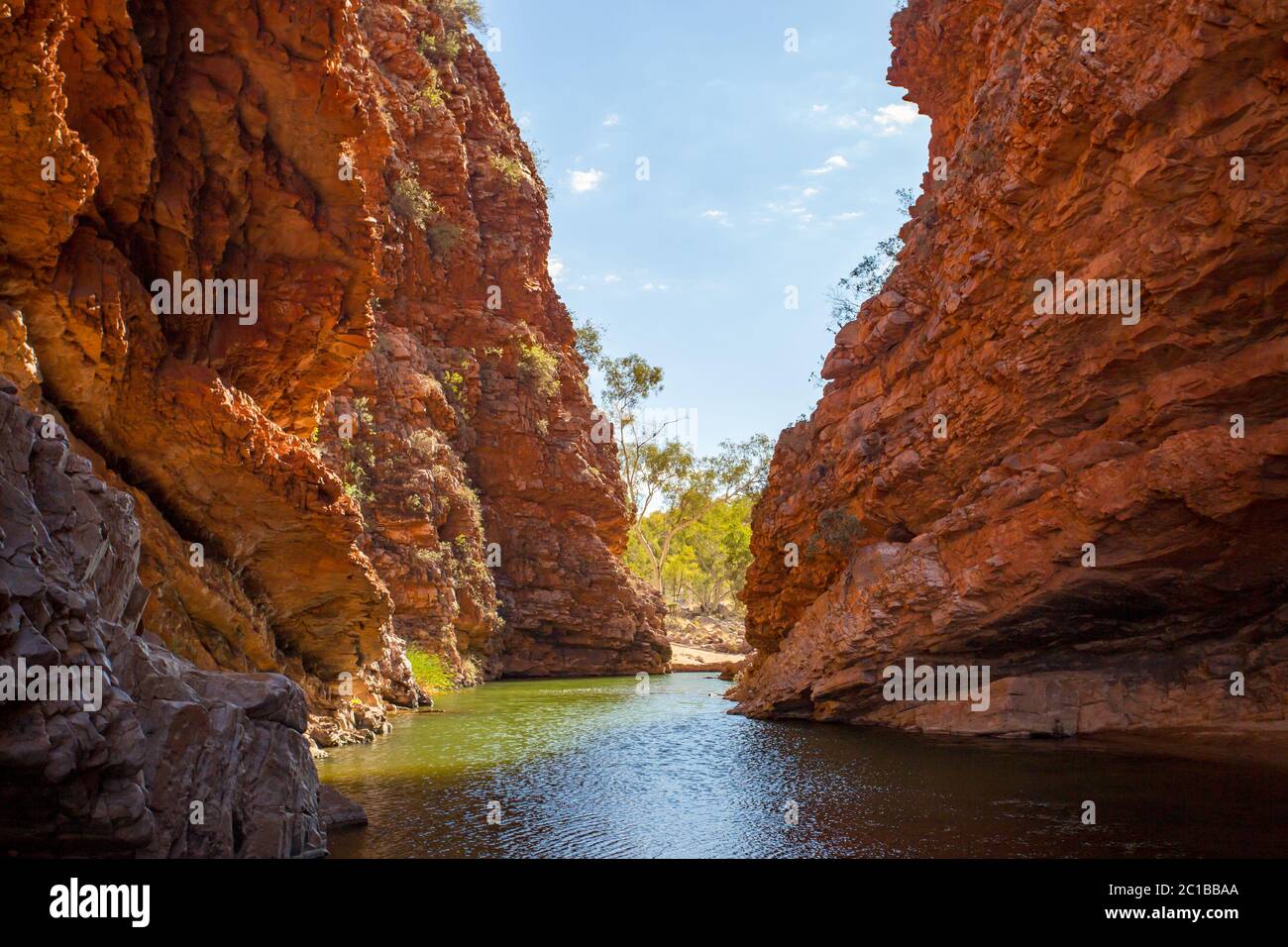 Simpsons Gap vicino ad Alice Springs in Australia Foto Stock