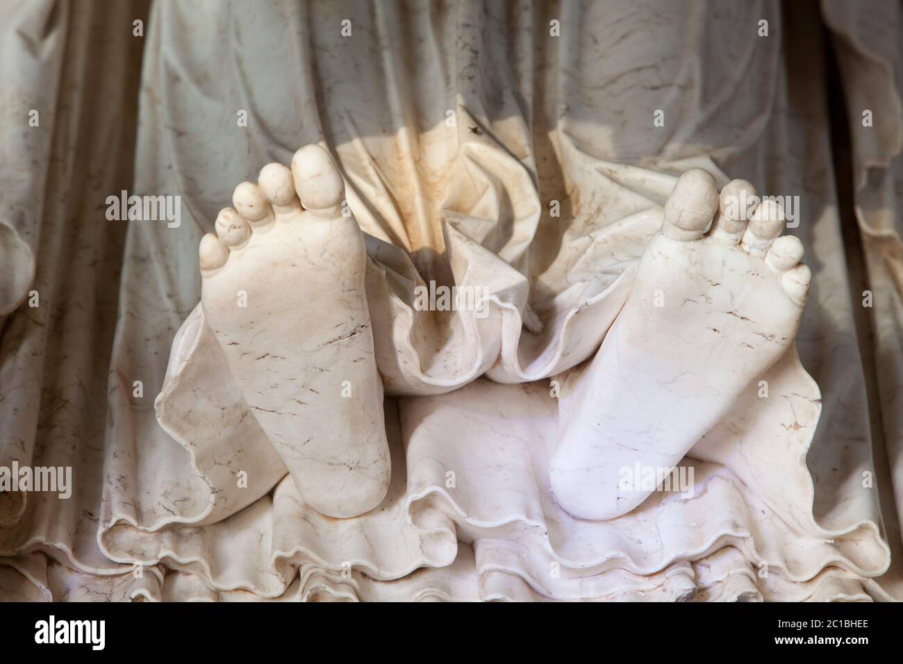 Francia, Ain, Bourg en Bresse, Monastero reale di Brou. Il coro il santuario di Filiberto II Foto Stock