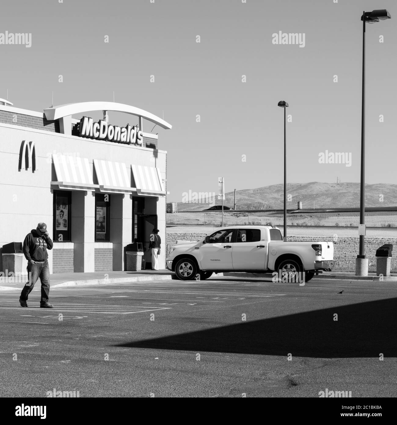 USA, Nevada, Wells, McDonalds at Loves Truck Stop, hristian Heeb/ 2016 Foto Stock