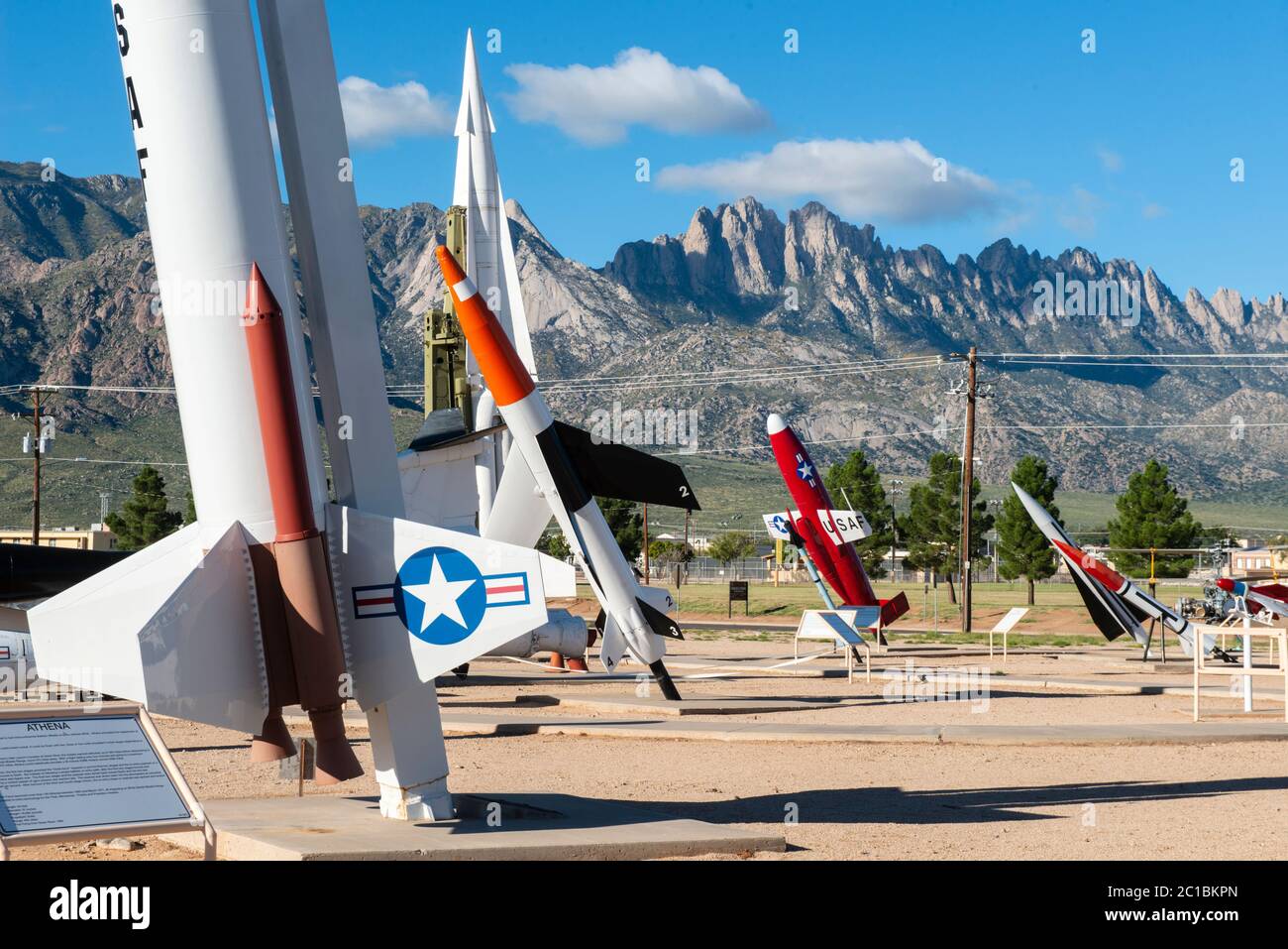 USA, Sud-Ovest, New Mexico, White Sands Missile Range Museum Foto Stock