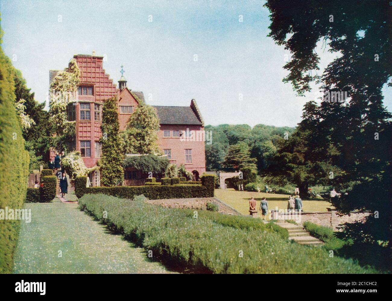 Chartwell, vicino a Westerham, Kent, Inghilterra. La casa di campagna di Sir Winston e Lady Churchill. Sir Winston Leonard Spencer-Churchill, 1874 – 1965. Politico britannico, ufficiale dell'esercito, scrittore e due volte primo ministro del Regno Unito. Foto Stock