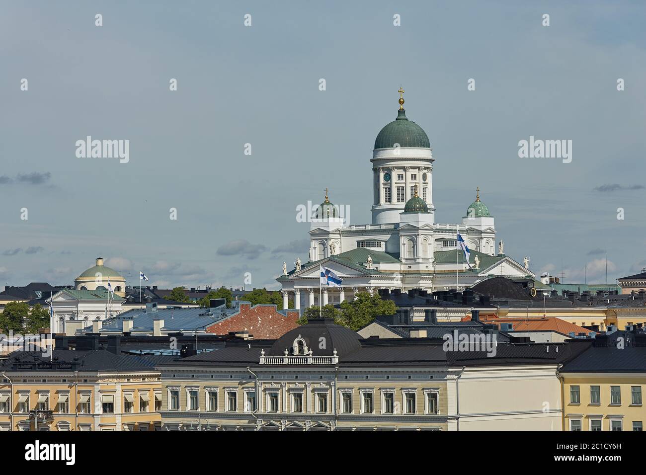 Cattedrale della diocesi di Helsinki, chiesa evangelica luterana finlandese, Finlandia Foto Stock
