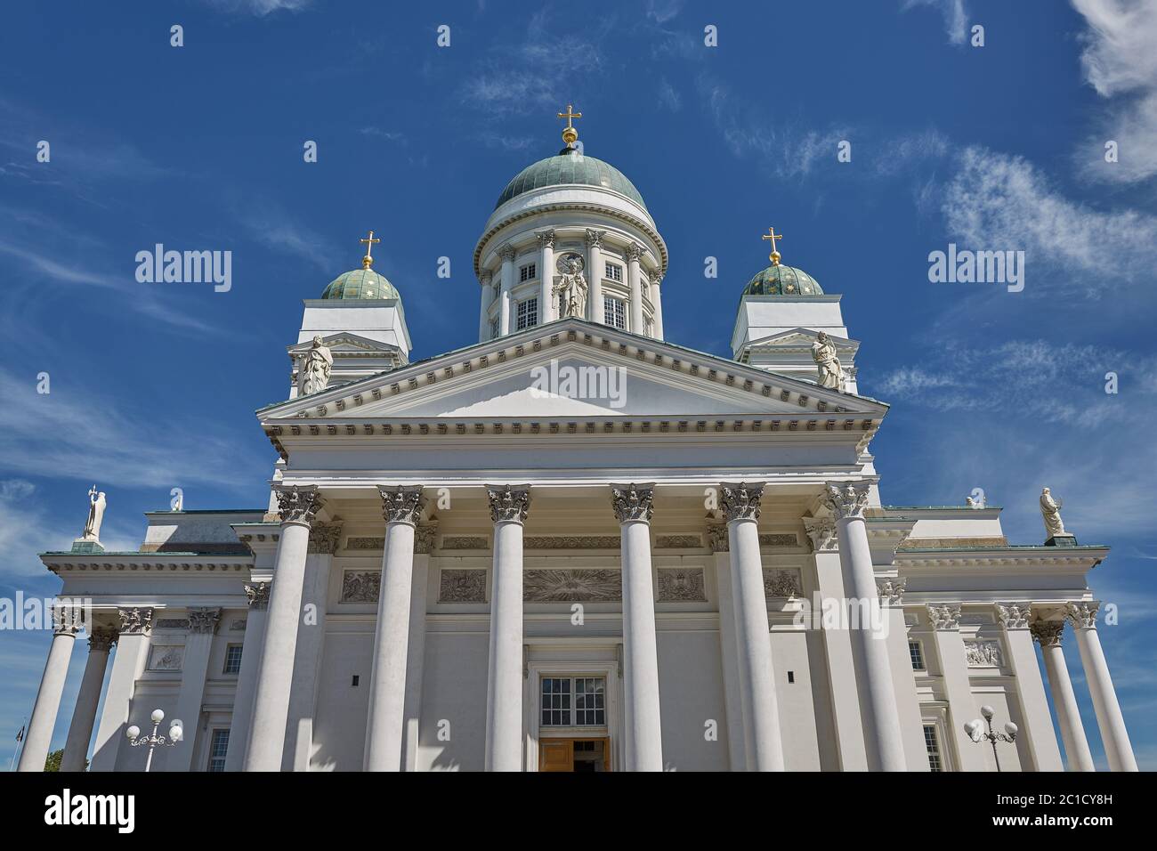 Cattedrale della diocesi di Helsinki, chiesa evangelica luterana finlandese, Finlandia Foto Stock