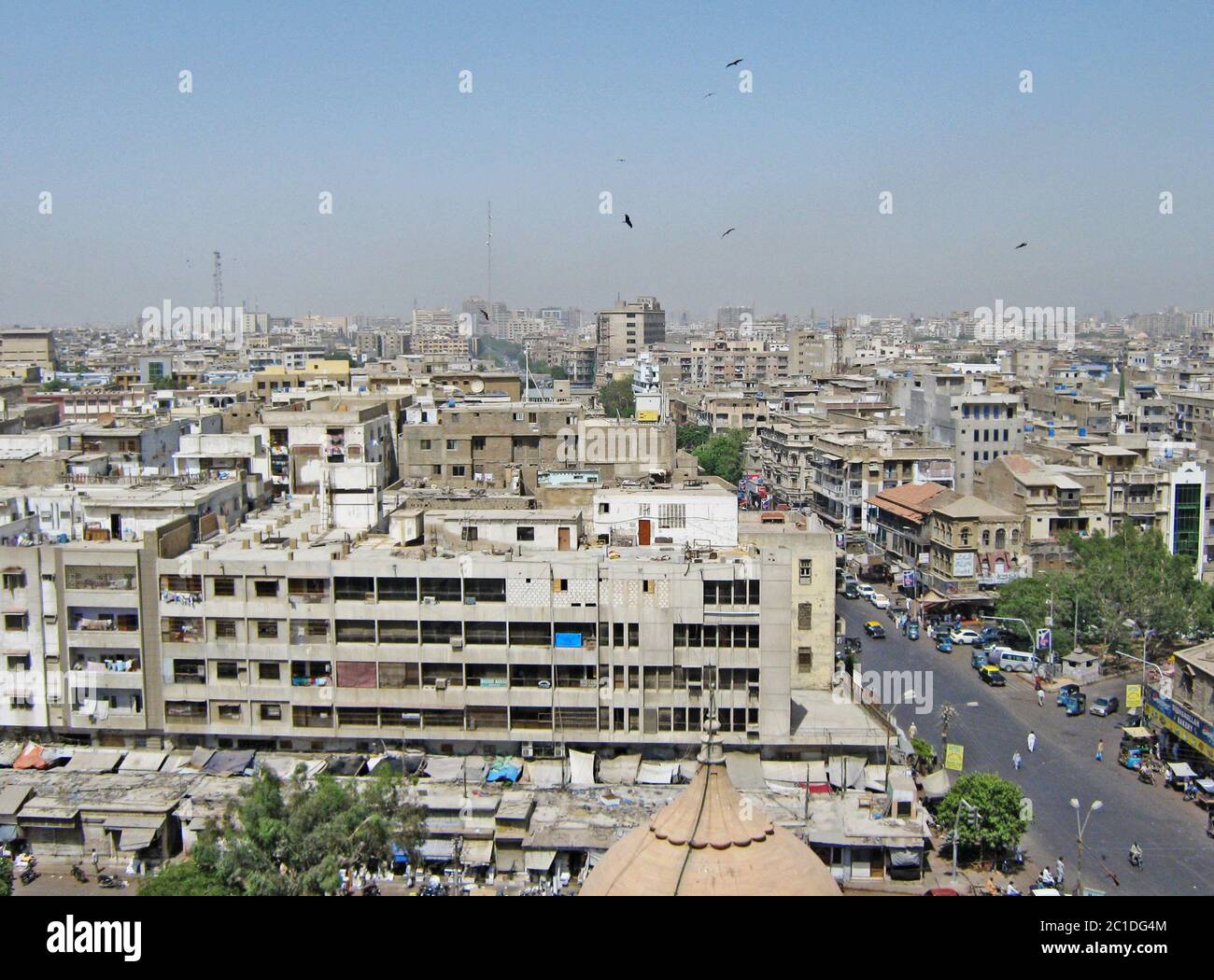 Paesaggio urbano di Karachi, Pakistan - 07/05/2009 Foto Stock