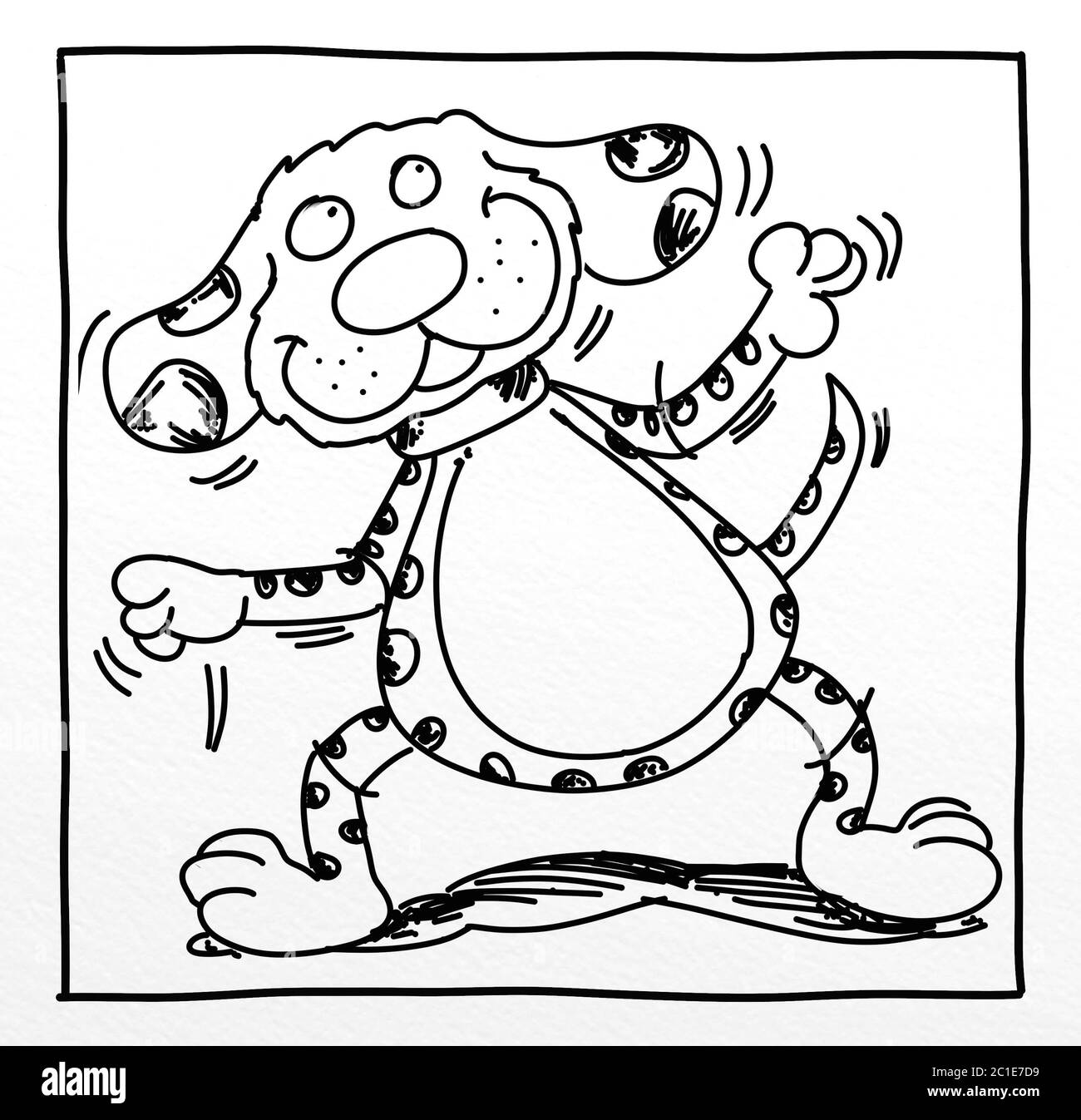 Mascotte umoristiche icone per tutti i ragazzi, gli adulti e i bambini. Foto Stock