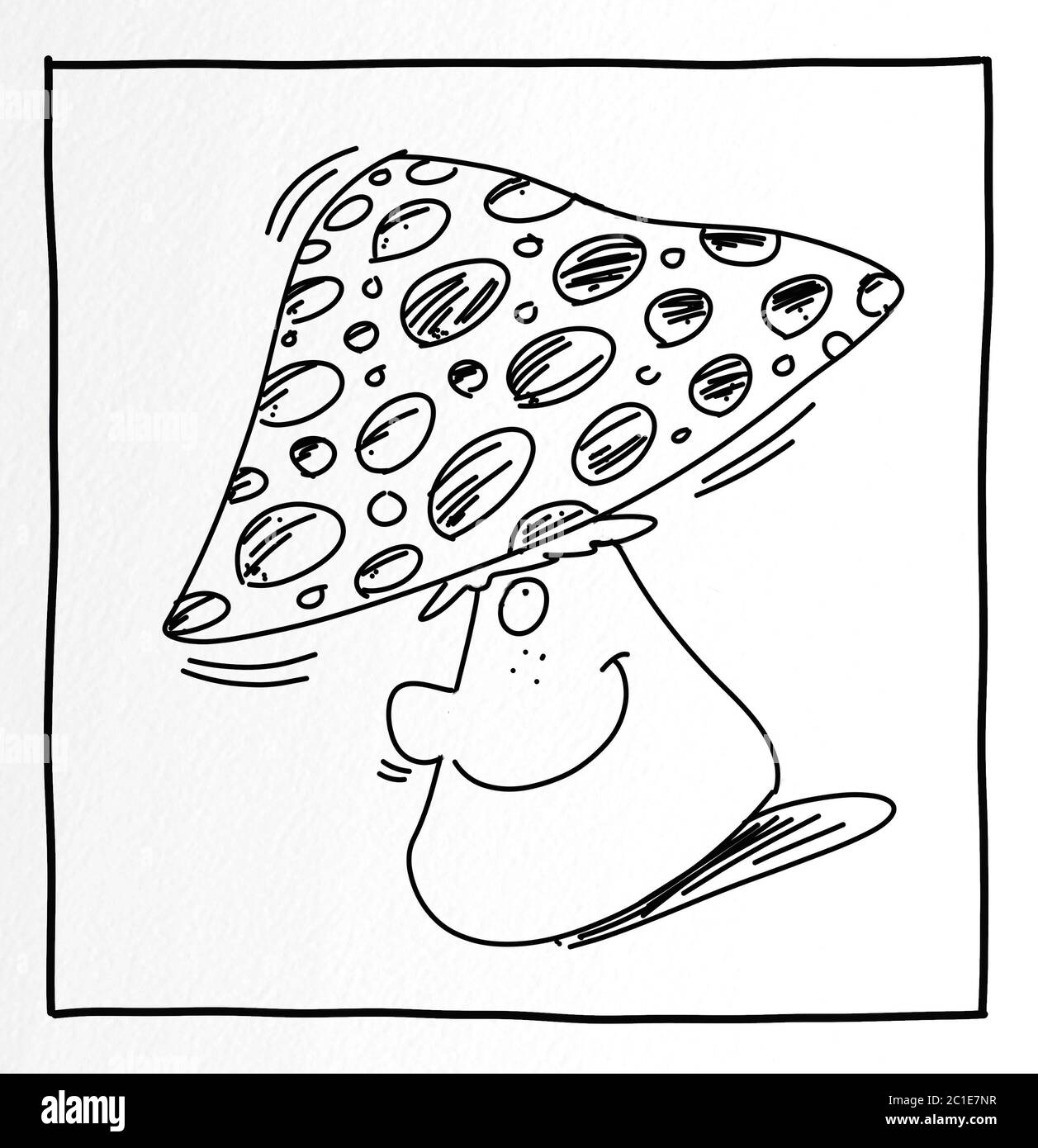 Mascotte umoristiche icone per tutti i ragazzi, gli adulti e i bambini. Foto Stock