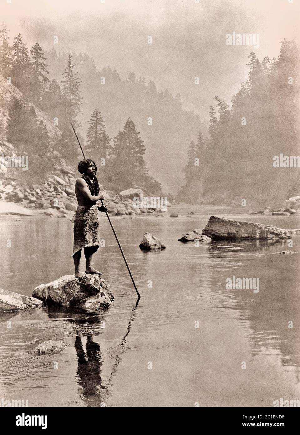 Una giornata fumosa al Sugar Bowl. Di Edward S. Curtis Foto Stock