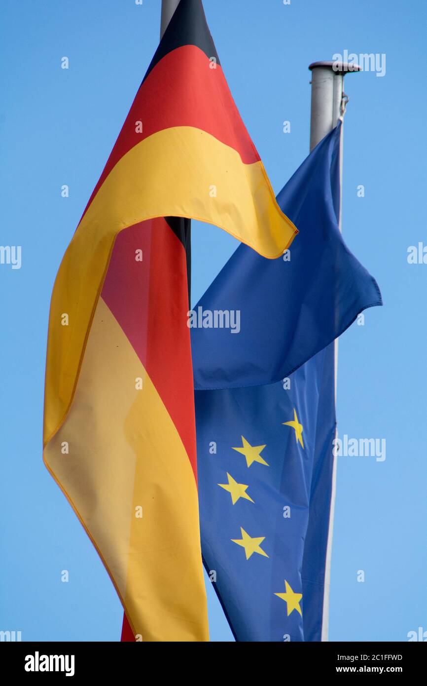 bandiera europea Foto Stock