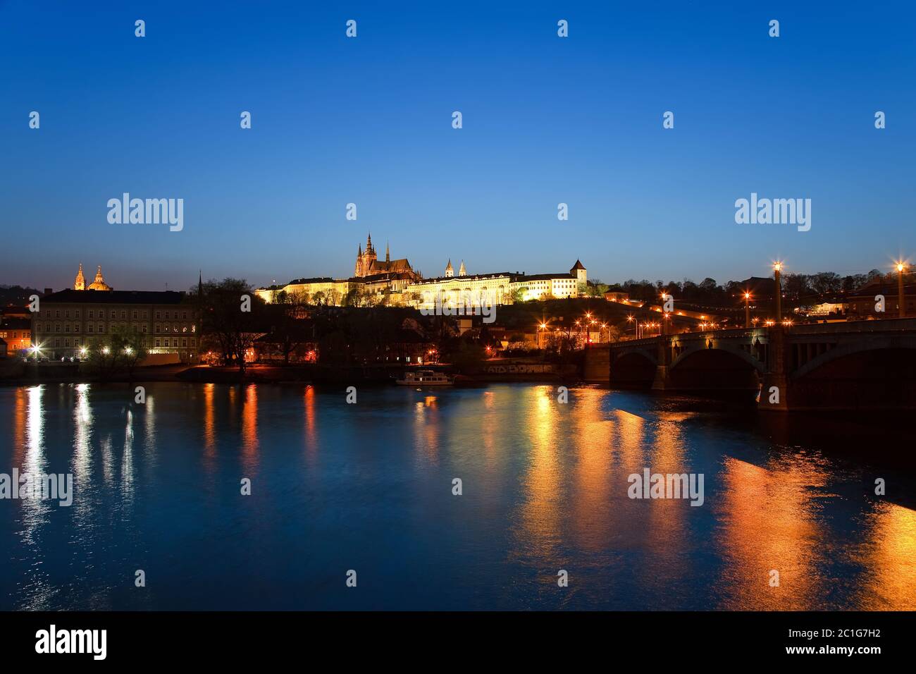 Castello di Praga Foto Stock