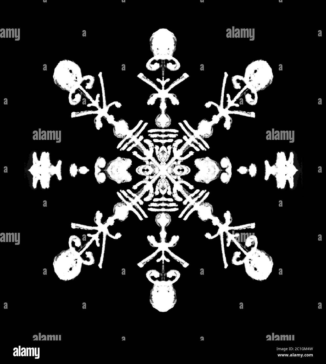 Immagine raster simbolo mistico Foto Stock