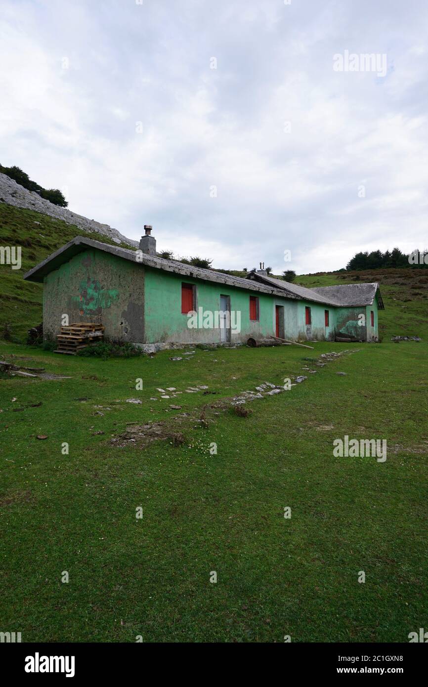 cottage cabine in montagna Foto Stock