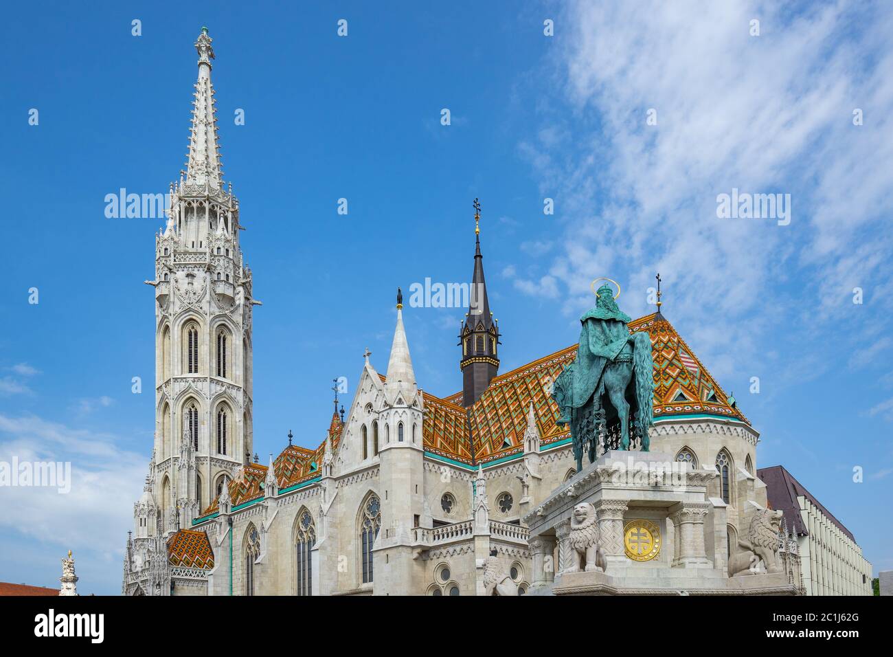 Chiesa di Mattia nella città di Budapest, Ungheria Foto Stock