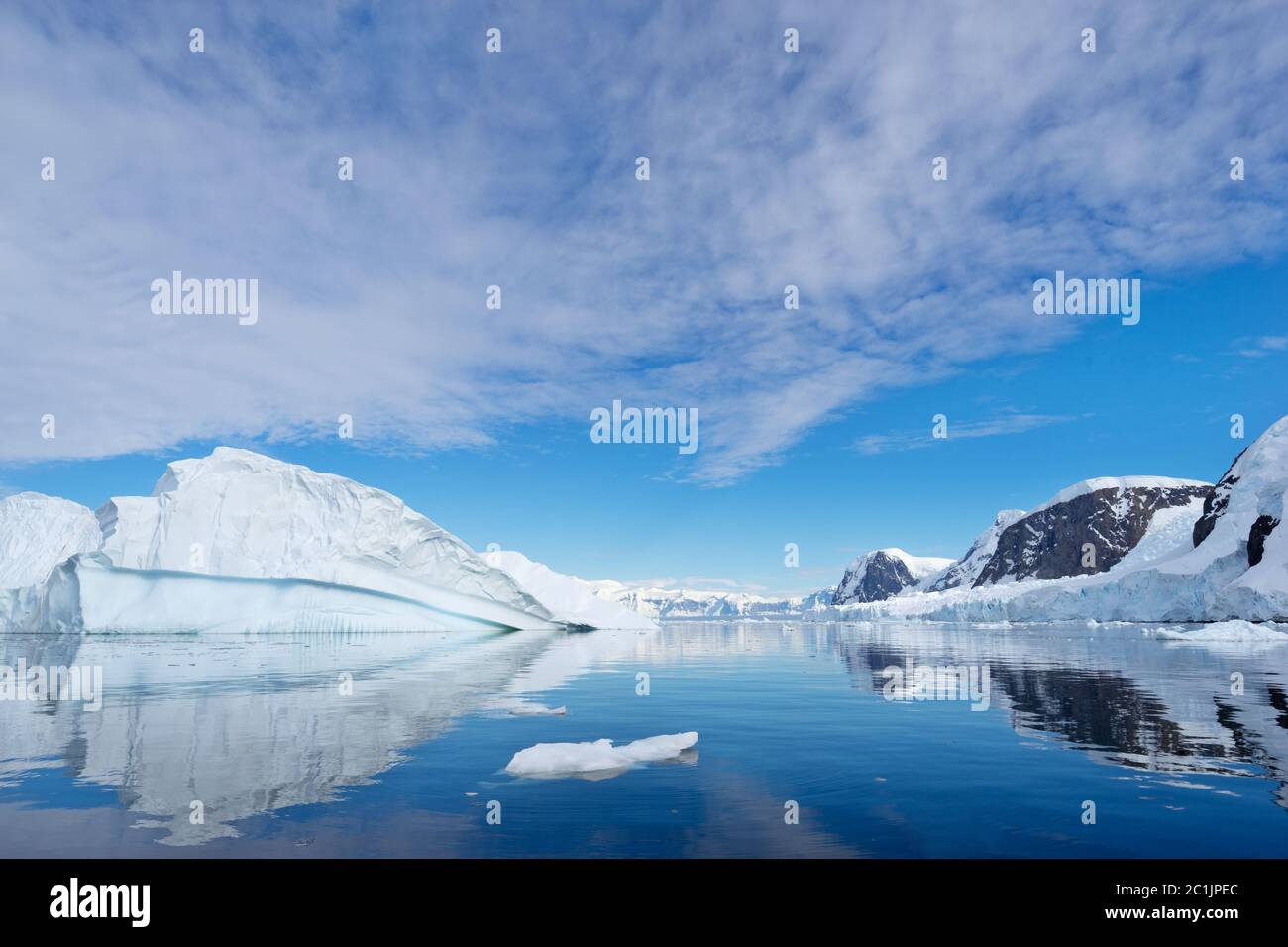 paesaggio del polo sud Foto Stock