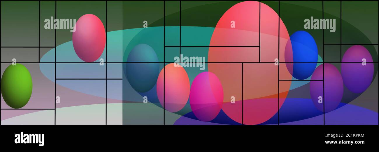 Uova di Pasqua - fertilizzazione Foto Stock