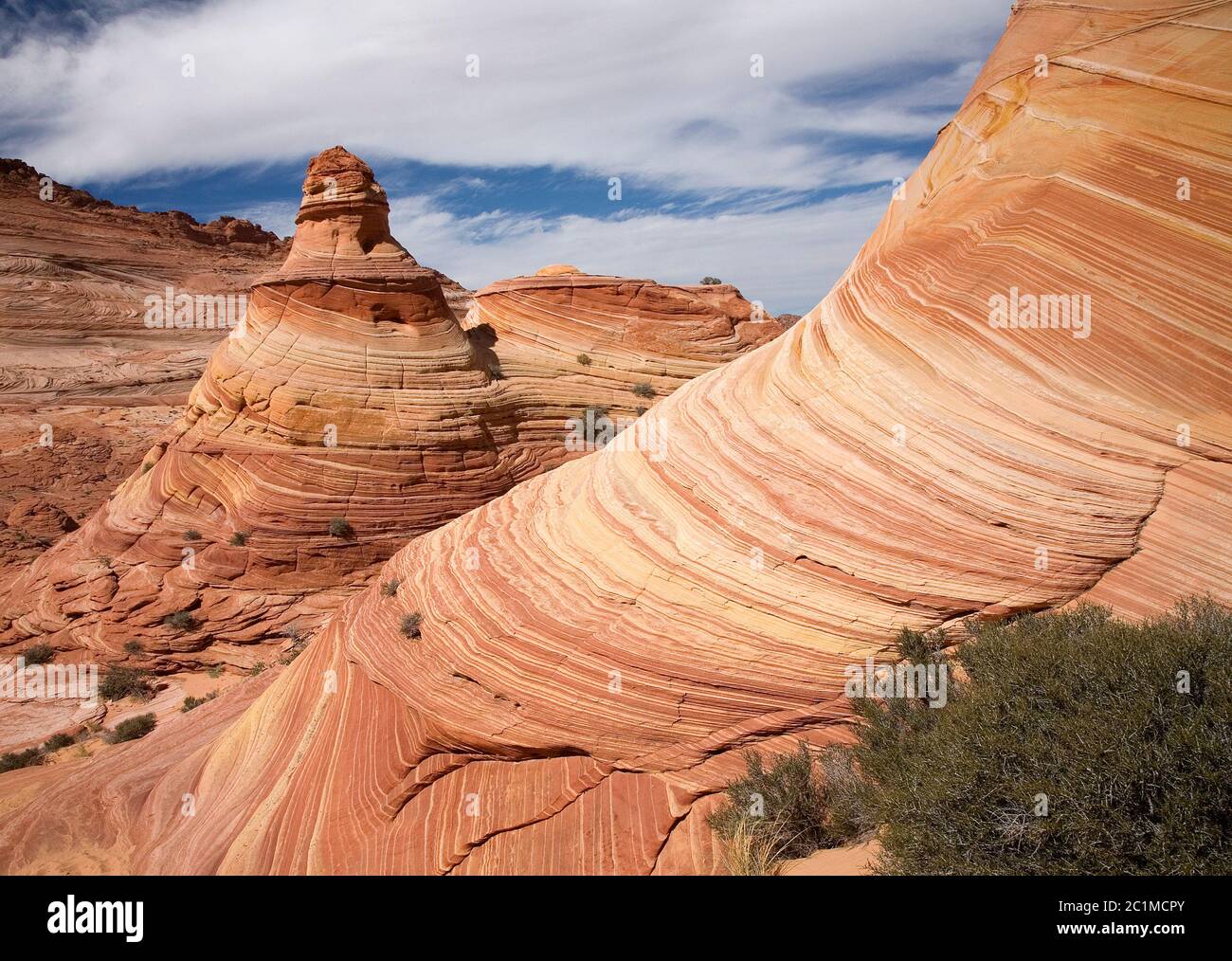 North Cojote Buttes, Paria Canyon Vermillion Cliffs Wilderness, Arizona, Stati Uniti Foto Stock