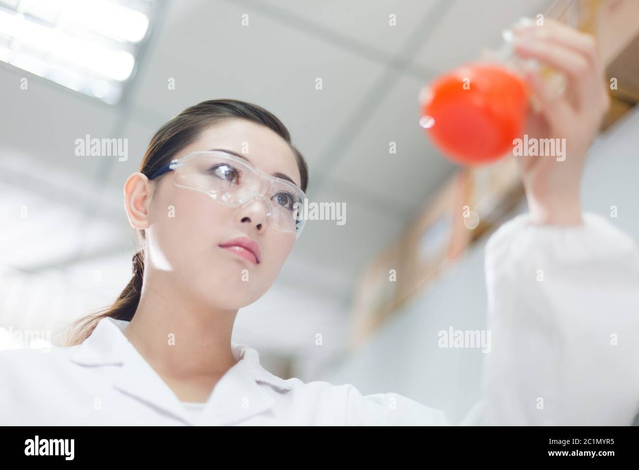 persone che lavorano in laboratorio Foto Stock