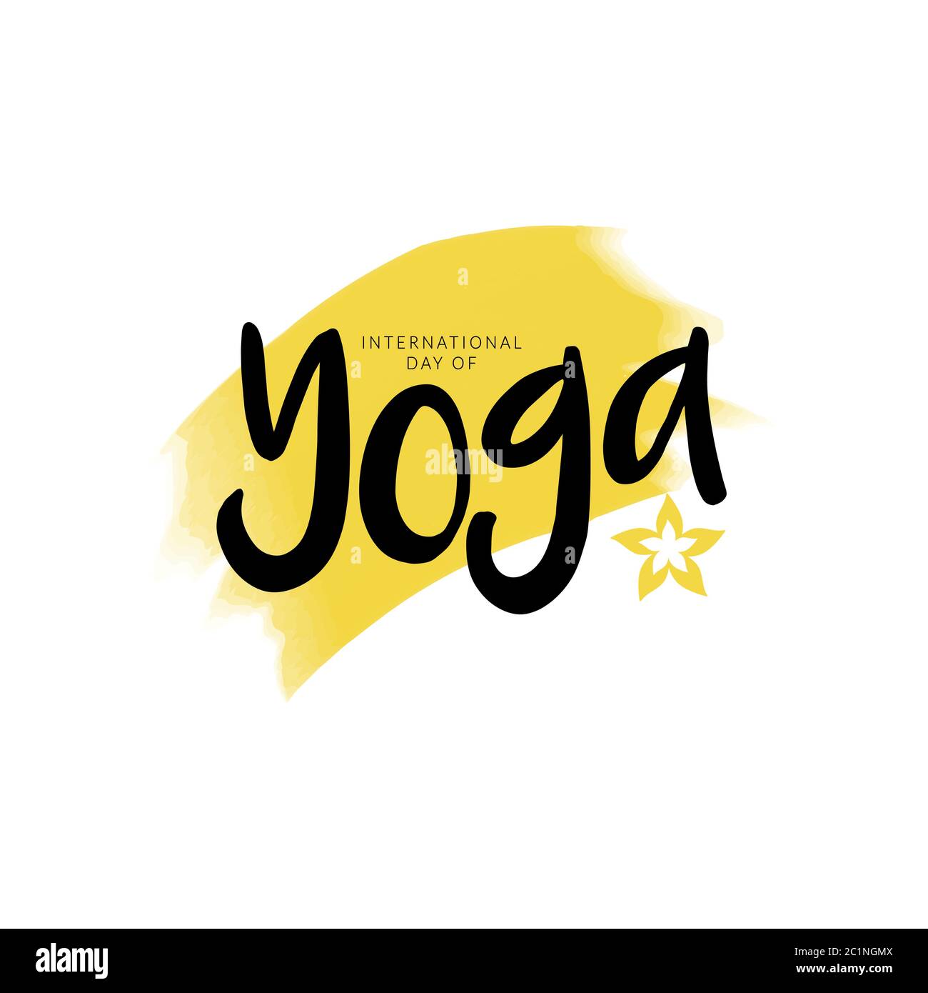 Illustrazione vettoriale della giornata internazionale dello yoga. Banner, brochure e poster per l'illustrazione vettoriale della Giornata Internazionale dello Yoga. 21 giugno festeggia la bacchetta Illustrazione Vettoriale