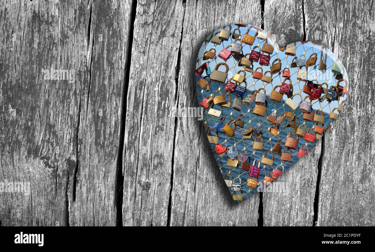 Serrature di amore Foto Stock