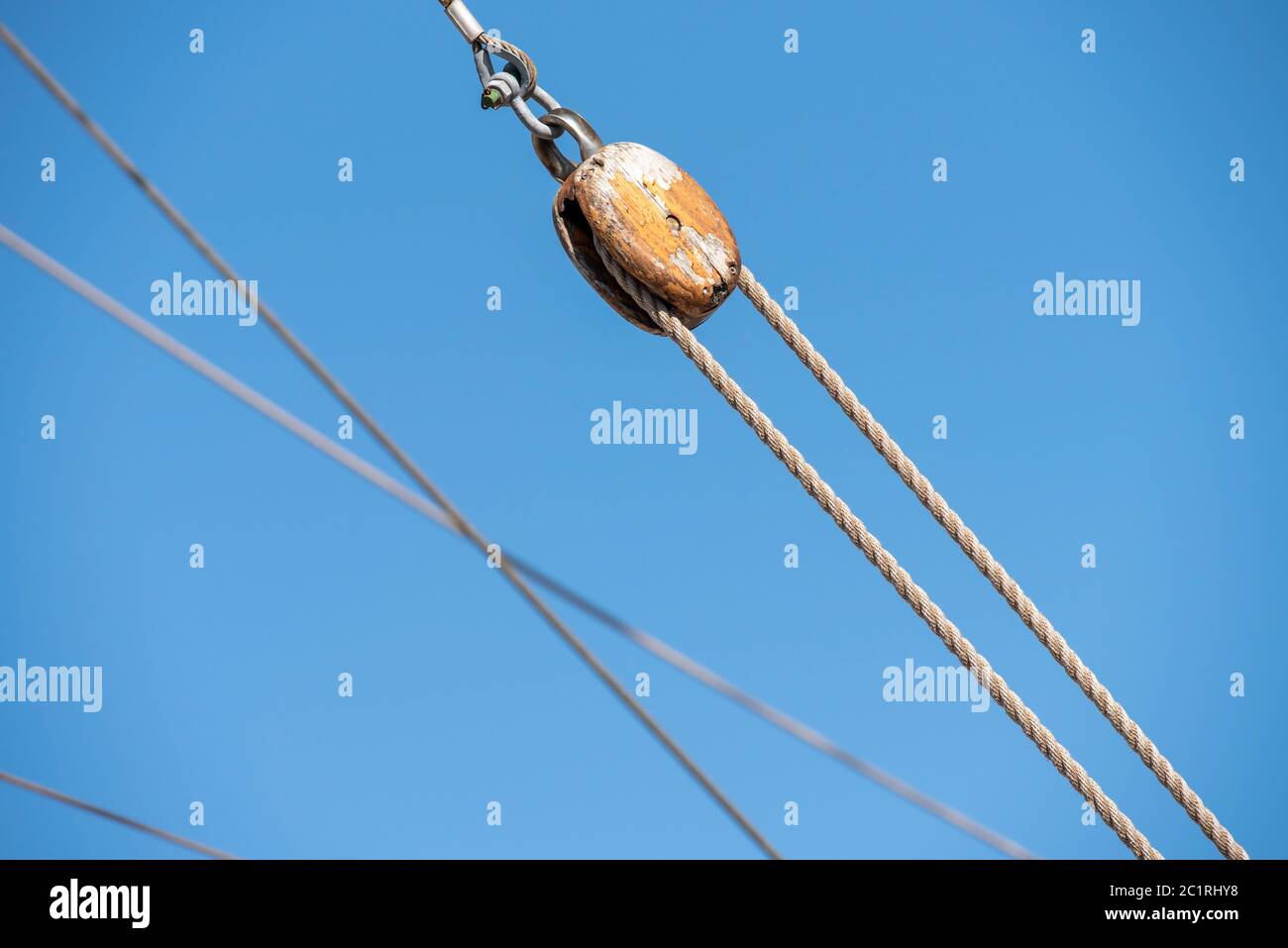 Blocco di legno Foto Stock