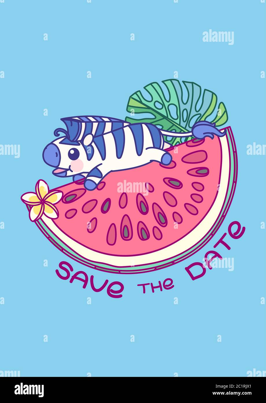 il vettore salva il concetto di modello di invito data Illustrazione Vettoriale