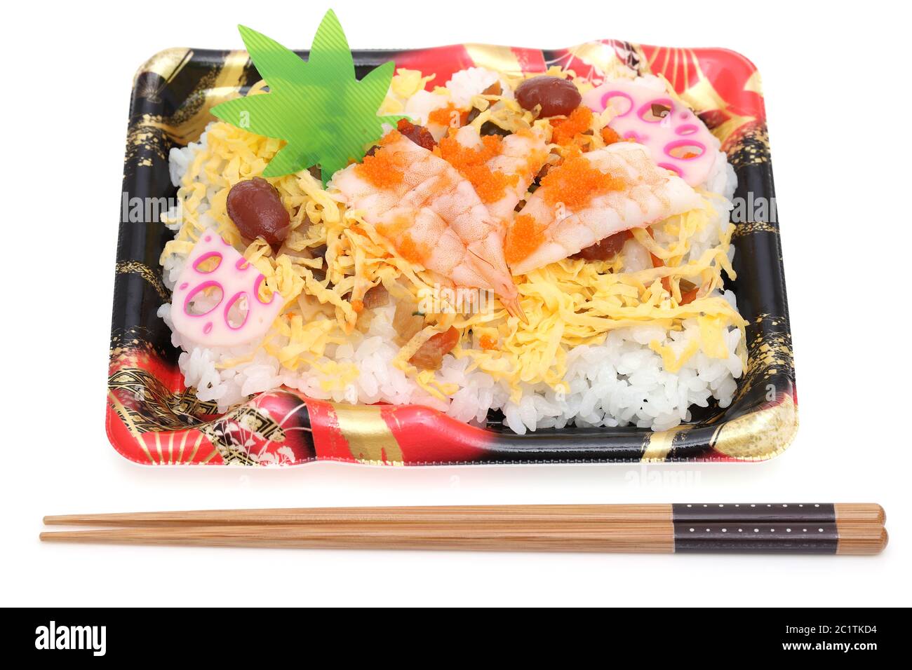 I sushi giapponesi La cucina tradizionale cibo giapponese, chirashizusi, chirasizusi Foto Stock