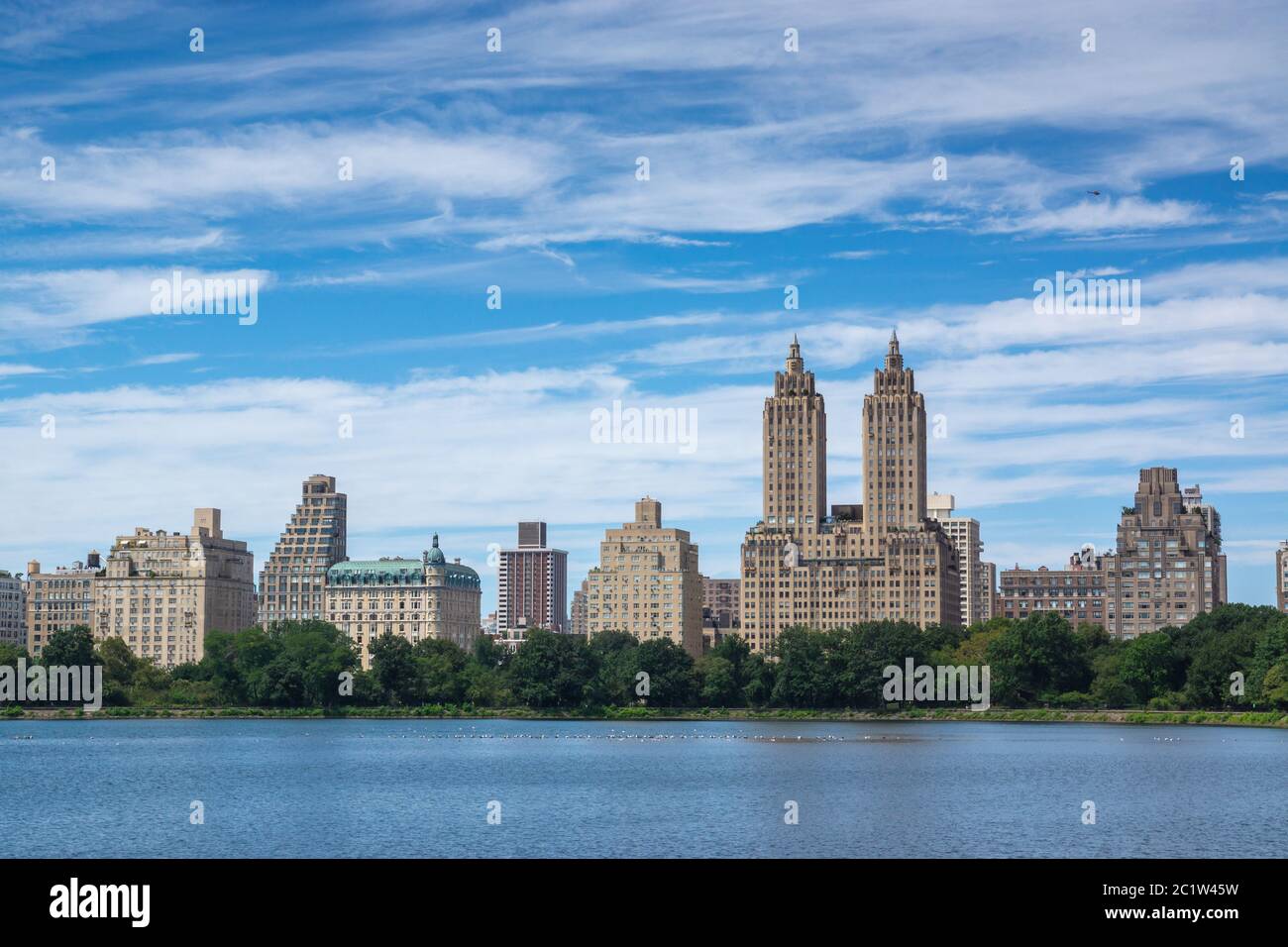 Upper West Side Central Park New York Foto Stock