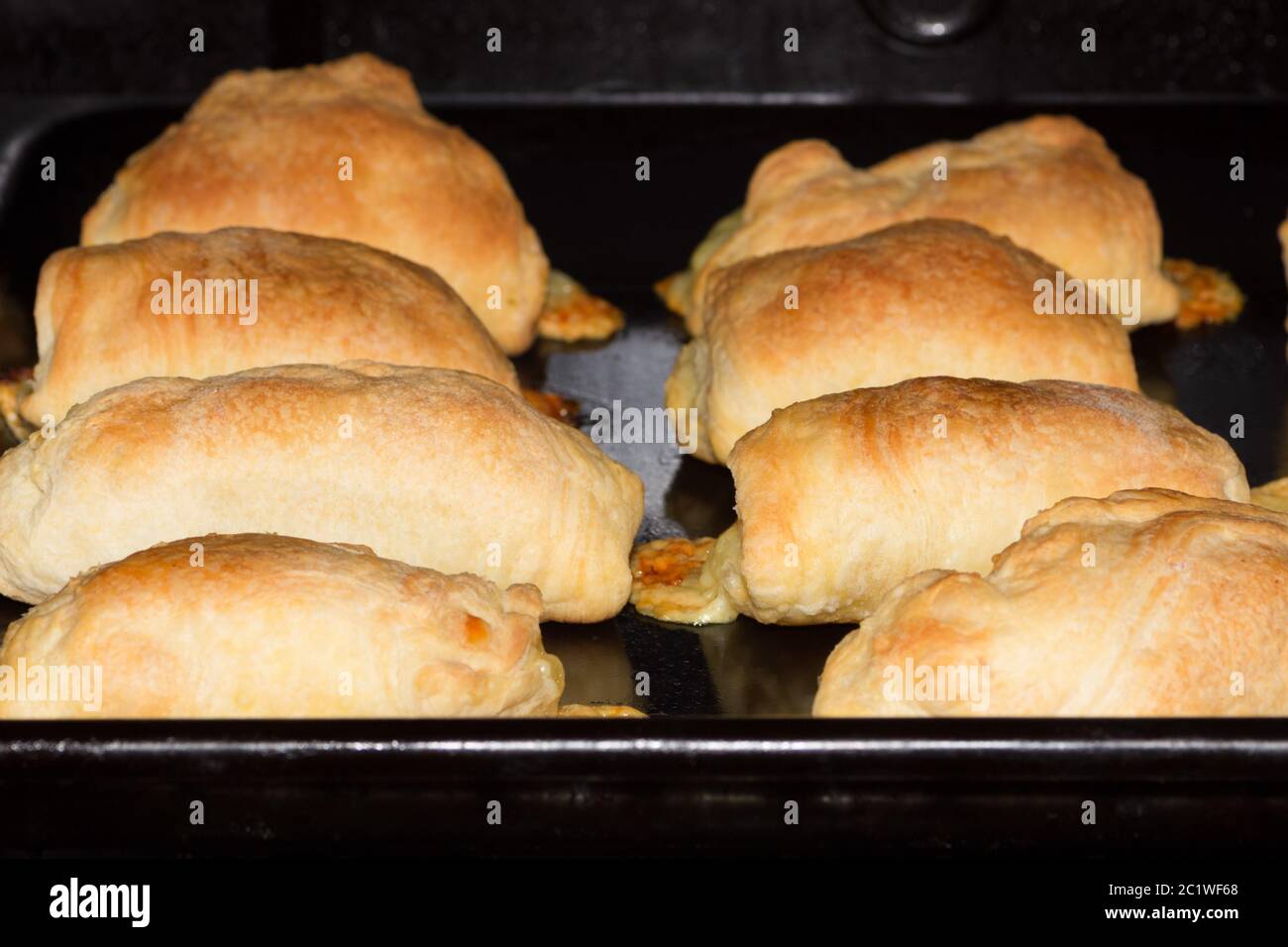 Bignè cotti al forno Foto Stock