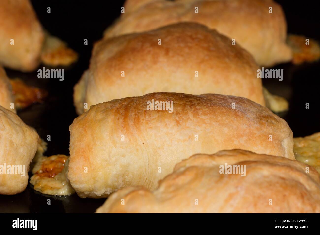 Bignè cotti al forno Foto Stock