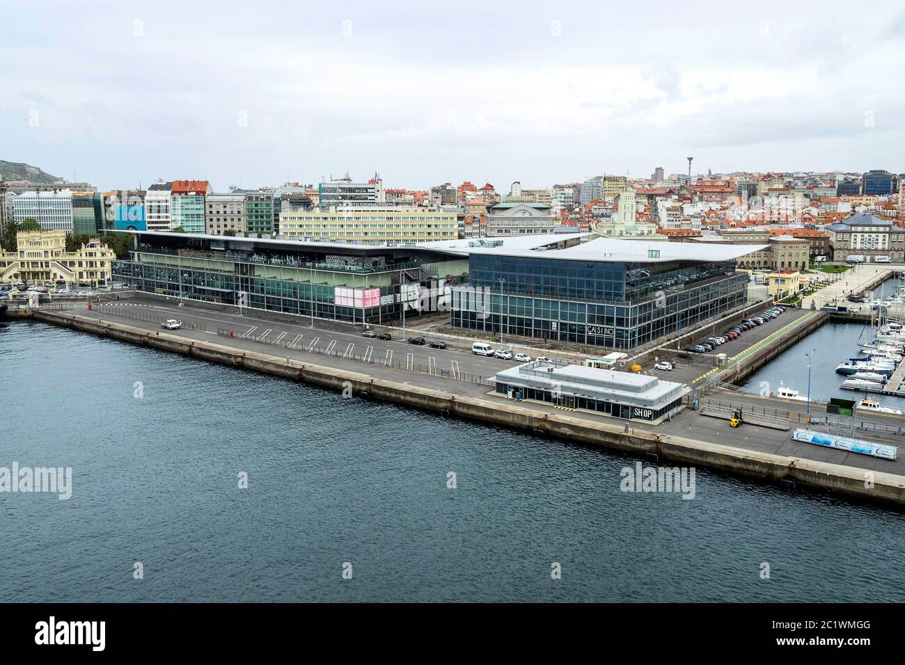 Spagna, Porto di la Coruna Foto Stock