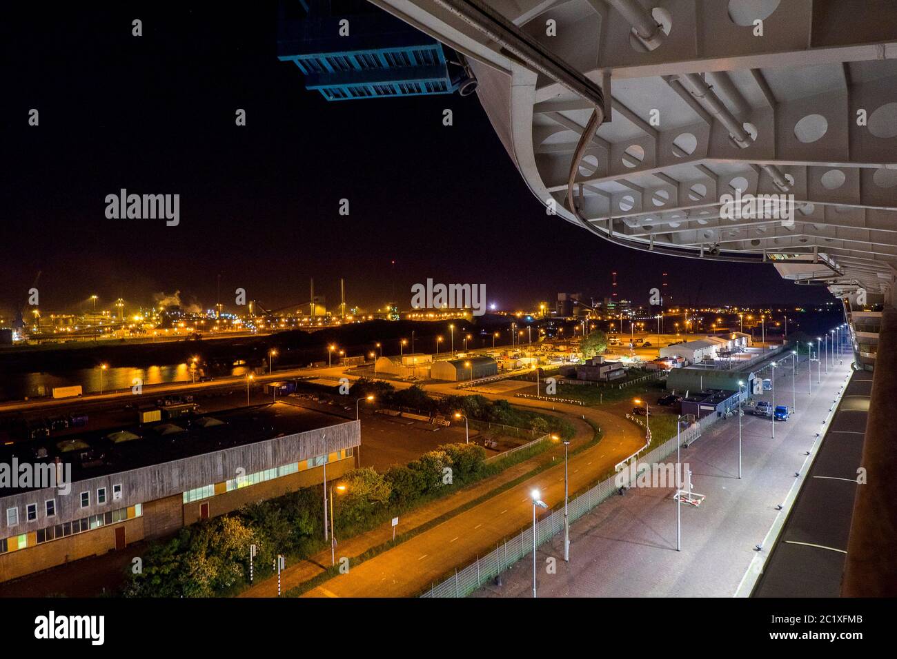 Paesi Bassi, Amsterdam Nuova costruzione della serratura al Mare del Nord Foto Stock