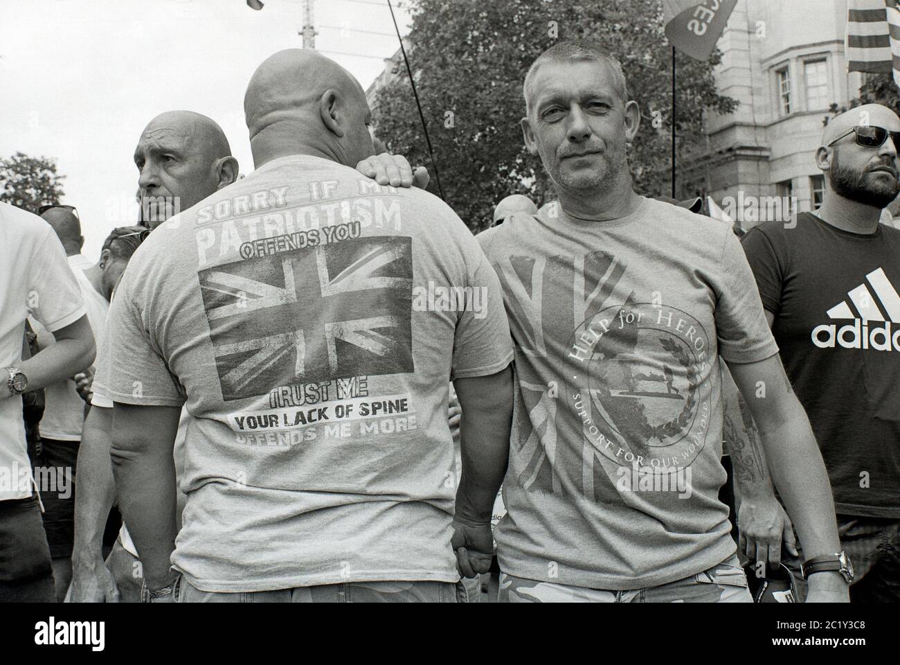 Free Tommy Robinson rally, Londra, Regno Unito. 14 luglio 2018 Foto Stock