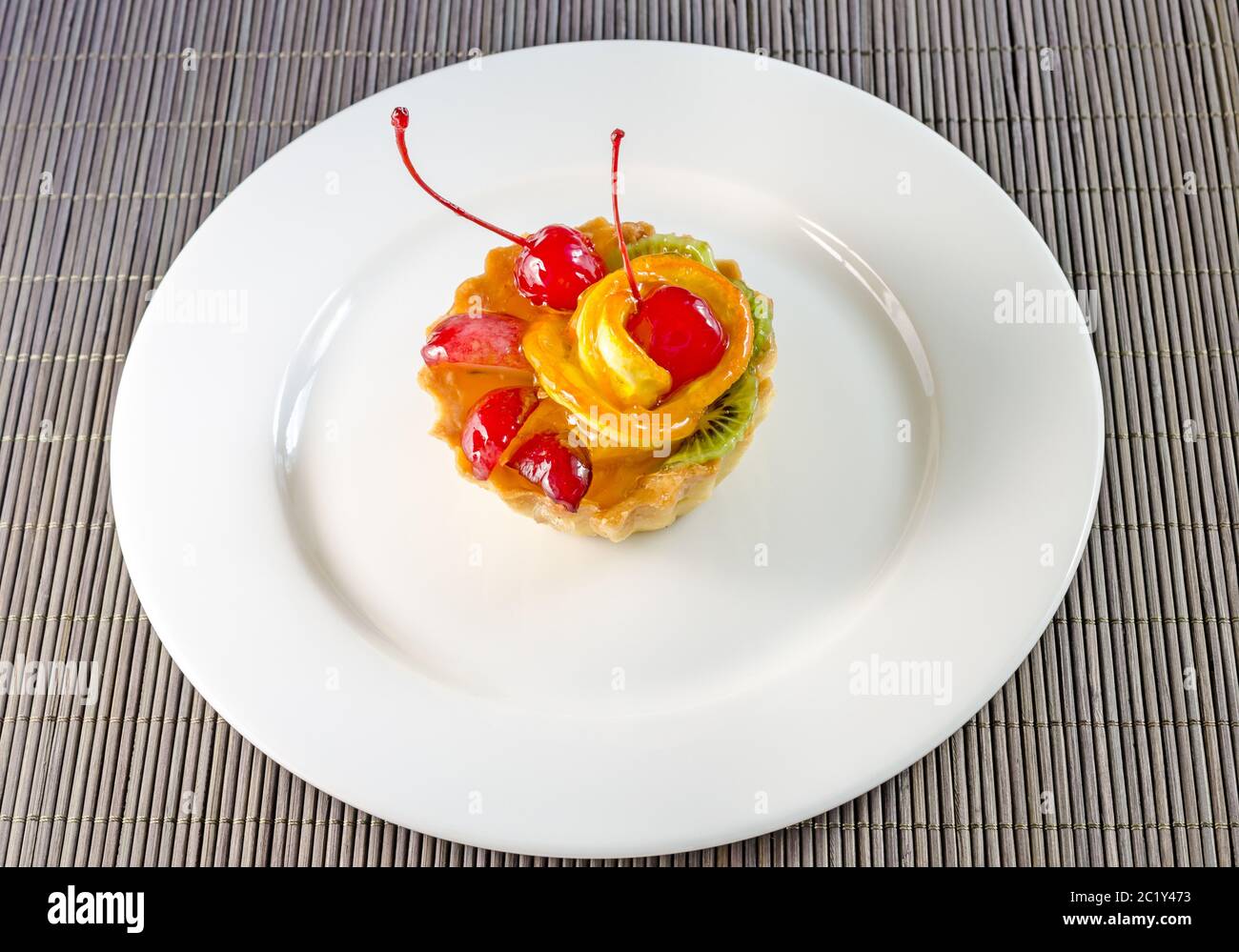 Crostatina di frutta Foto Stock