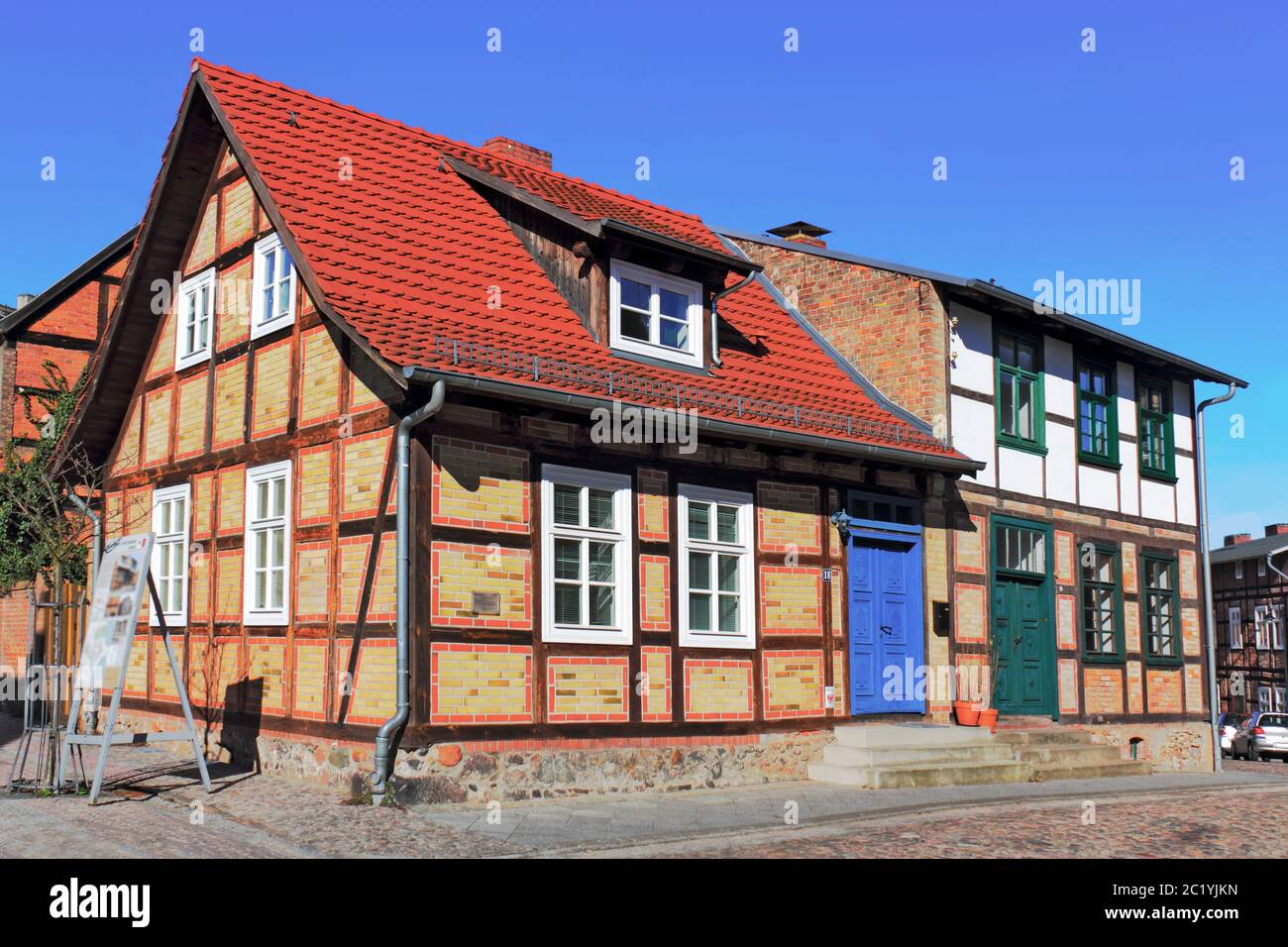 Città vecchia di Fürstenberg/Havel Foto Stock