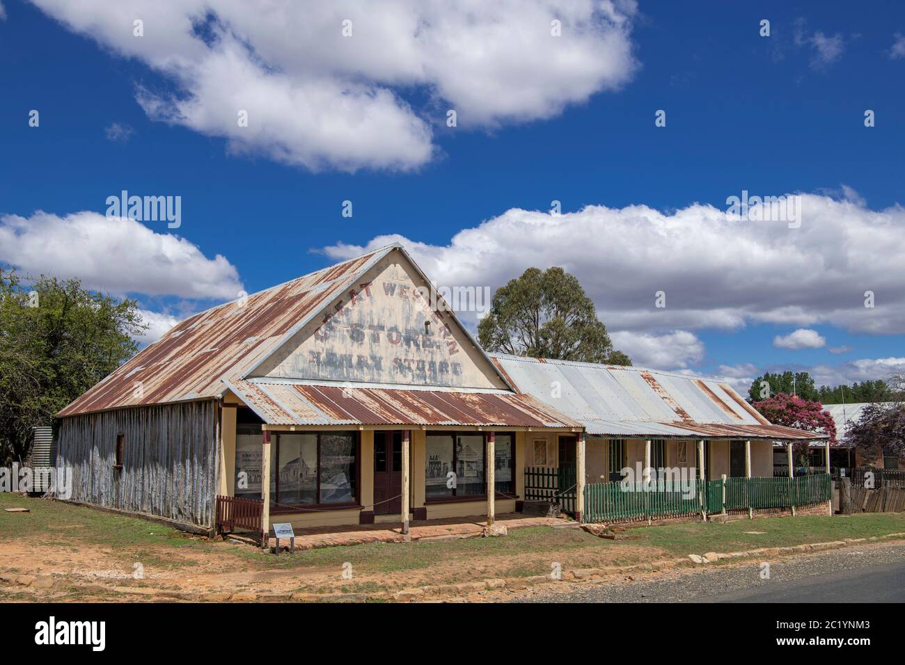 Henry Stuart Gteat Western Store Hill End NSW Auastralia Foto Stock