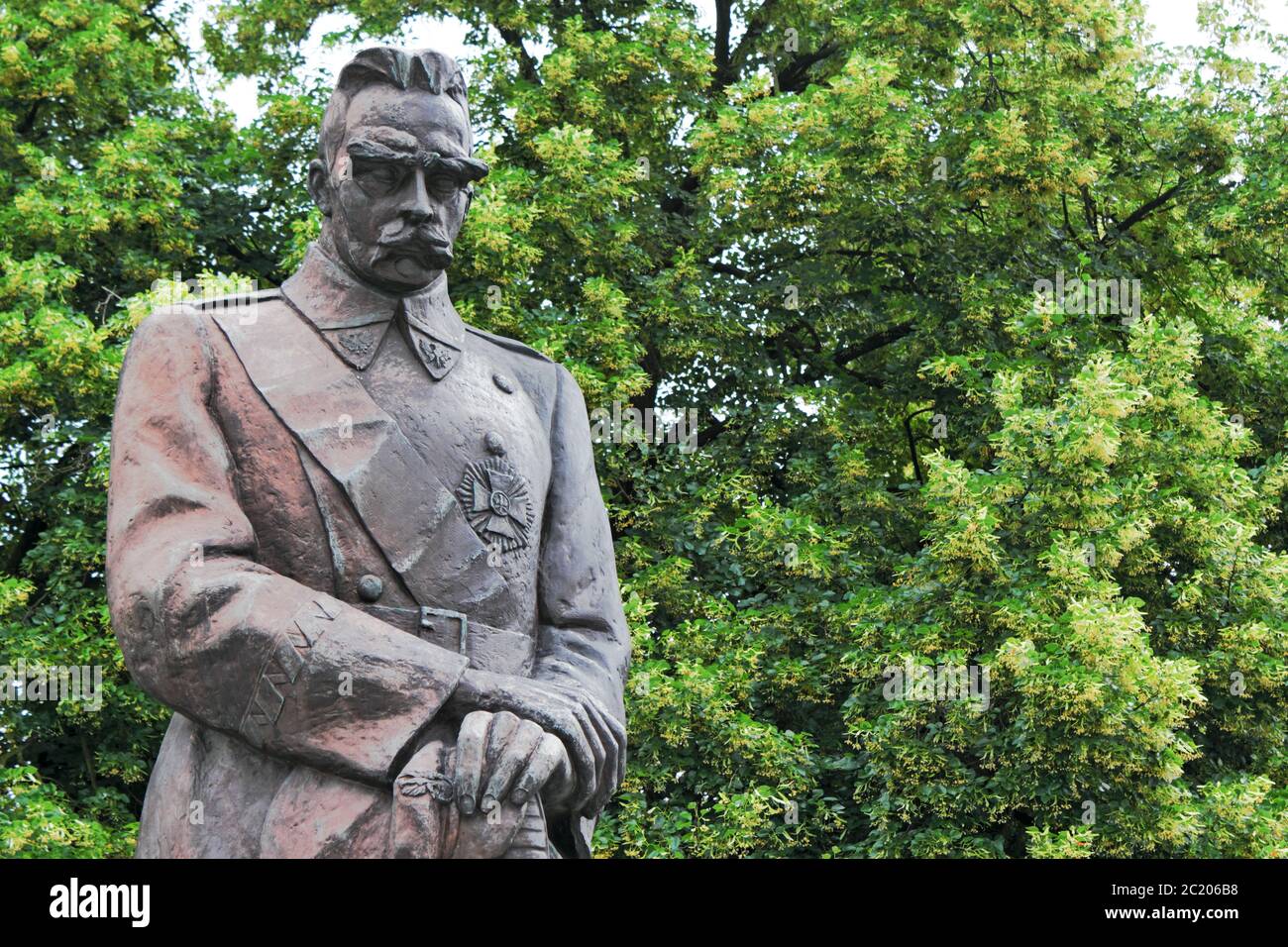 Monumento Josef Pilsudski Foto Stock