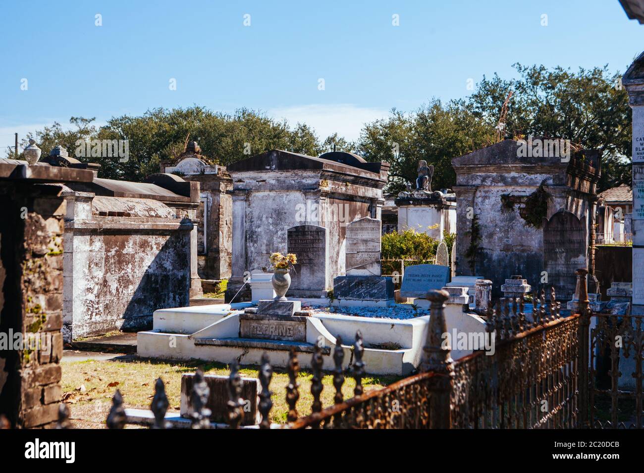 Cimitero di Layette N. 1 New Orleans USA Foto Stock