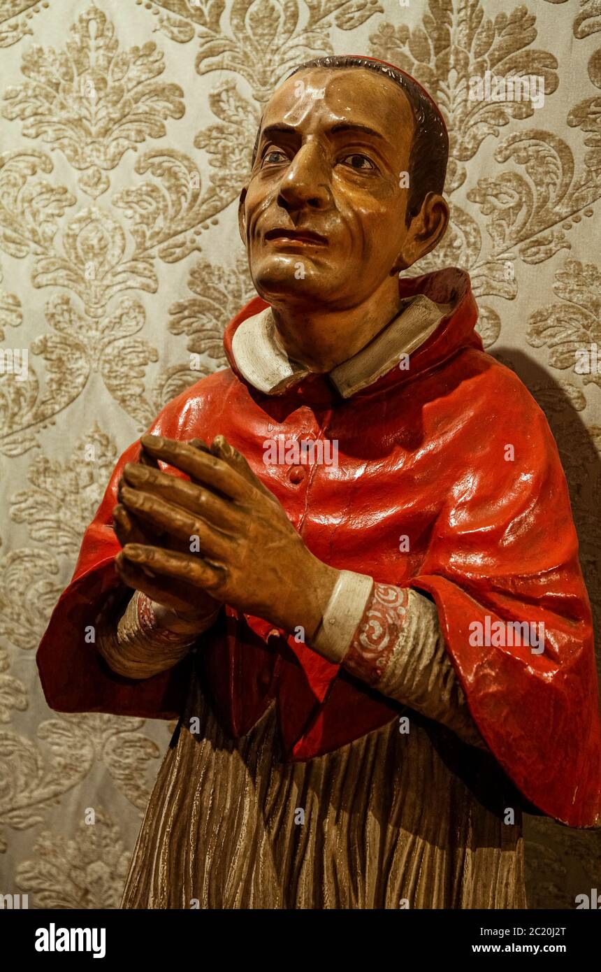 Italia Lombardia Sabbioneta - Museo d'Arte Sacra - San Carlo Borromeo Foto Stock