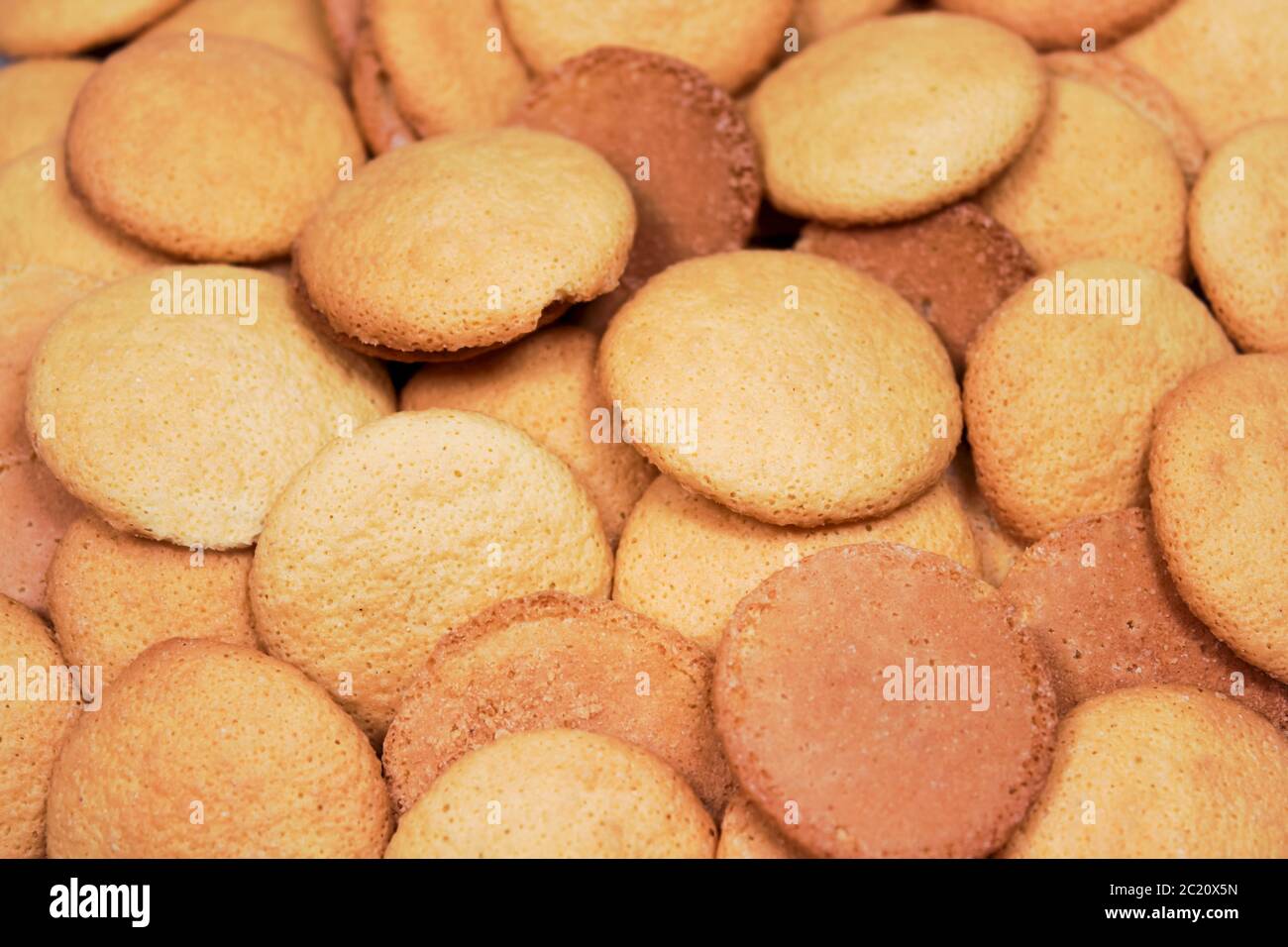 biscotti al tè Foto Stock