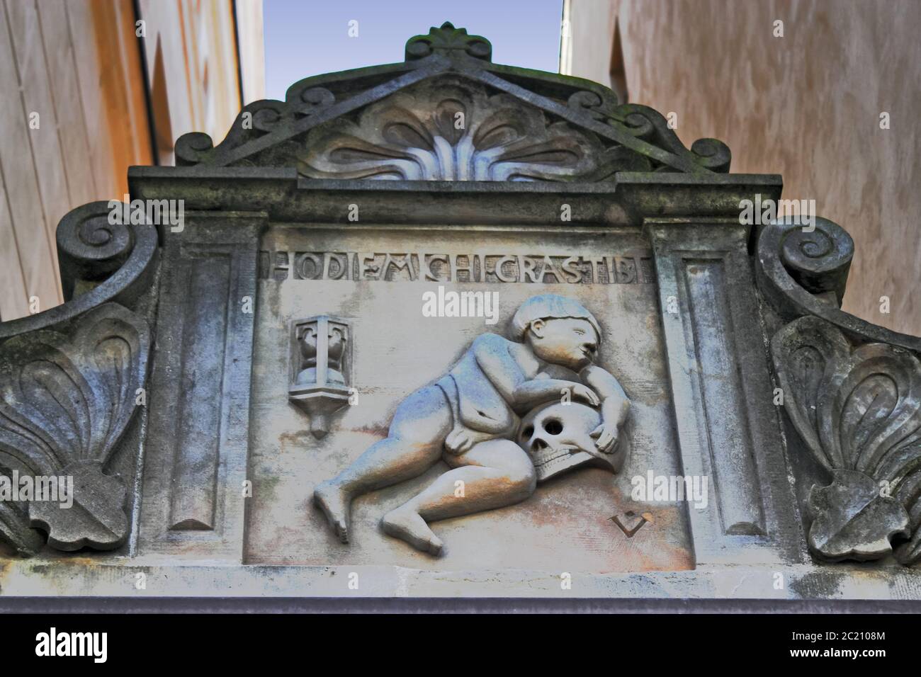 Portale Università di Wittenberg Foto Stock