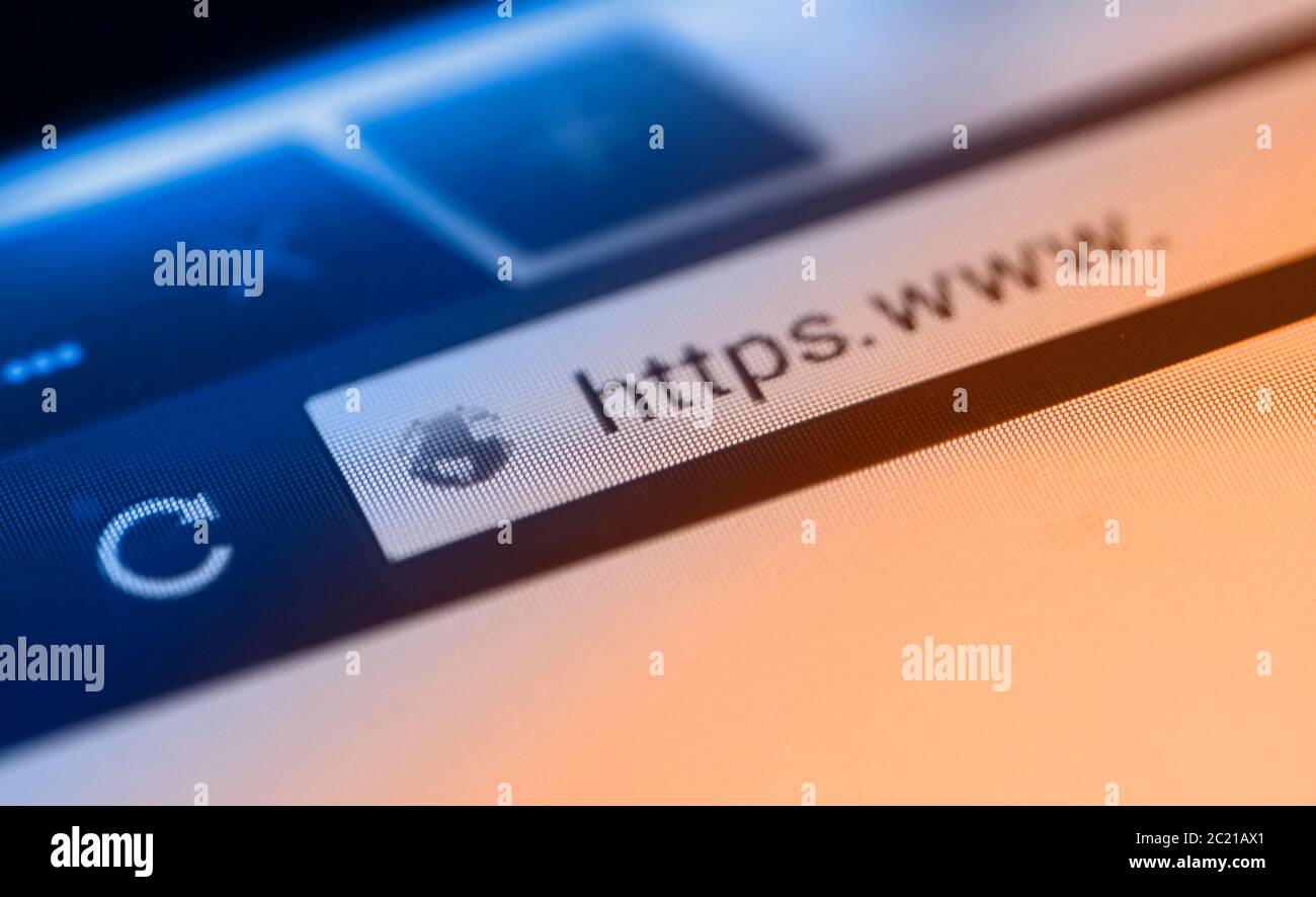 https - sicurezza - symfoto Foto Stock