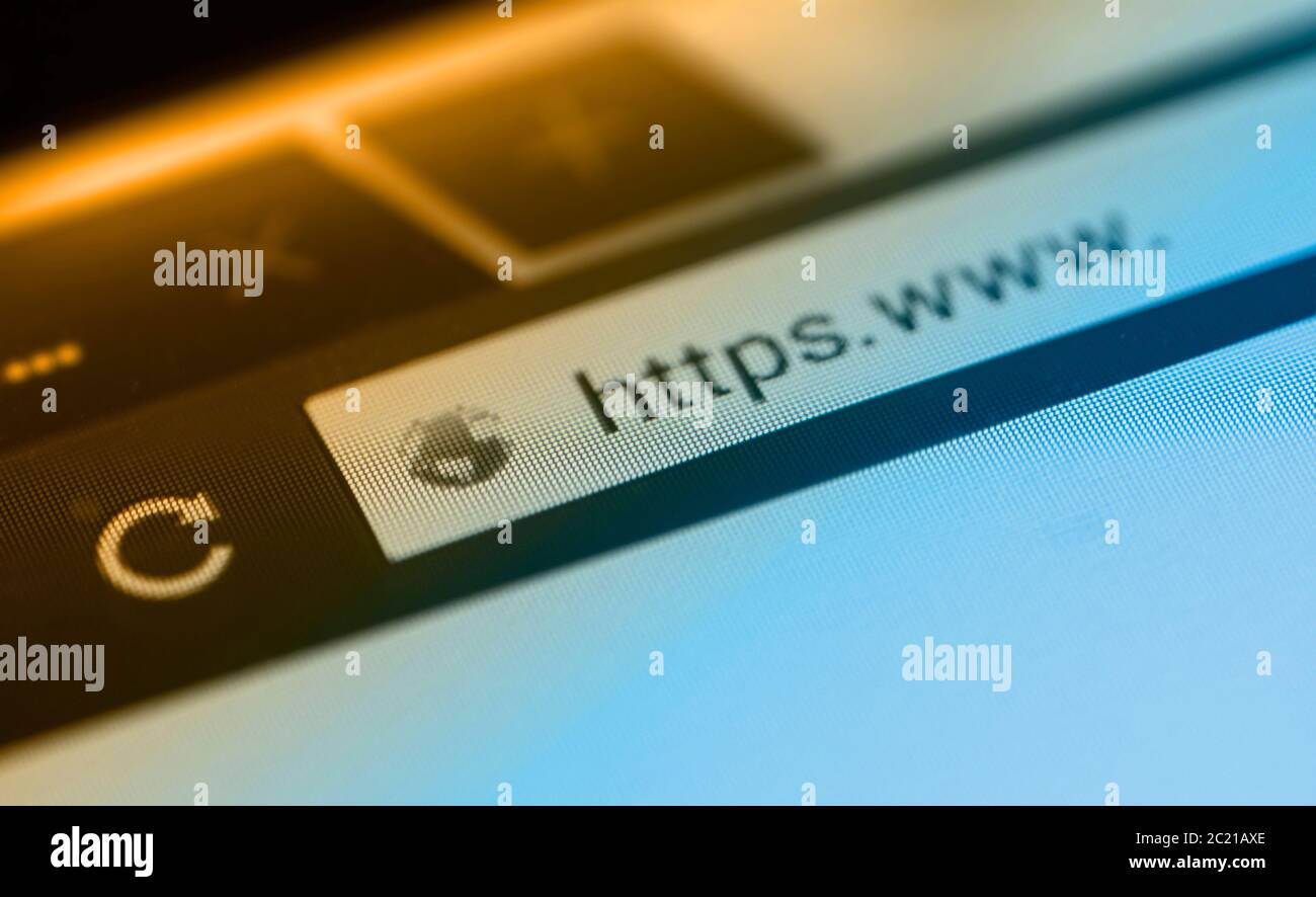 https - sicurezza - symfoto Foto Stock