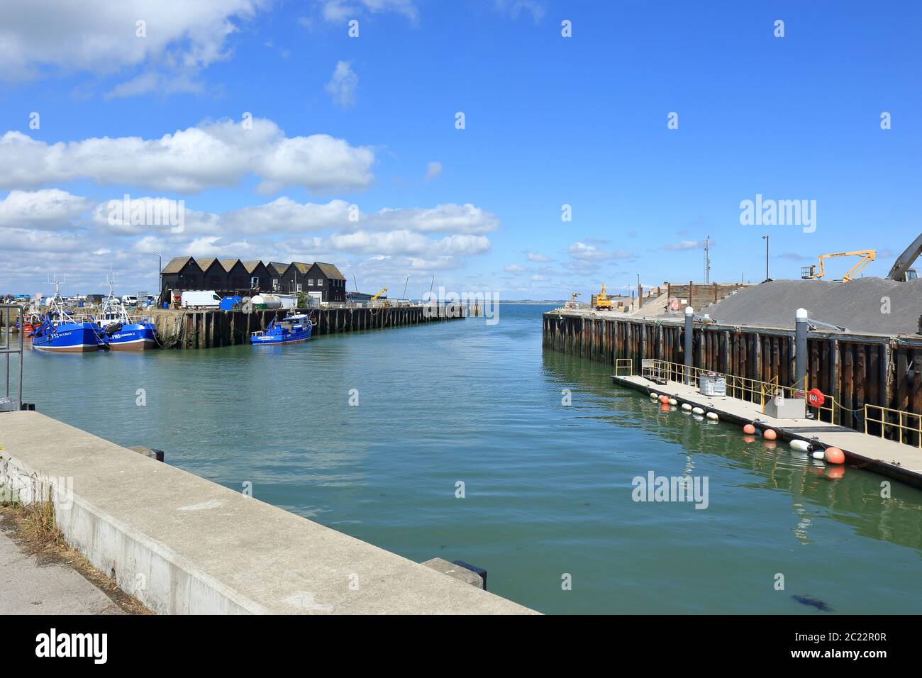 Whitstable sulla costa del Kent Foto Stock