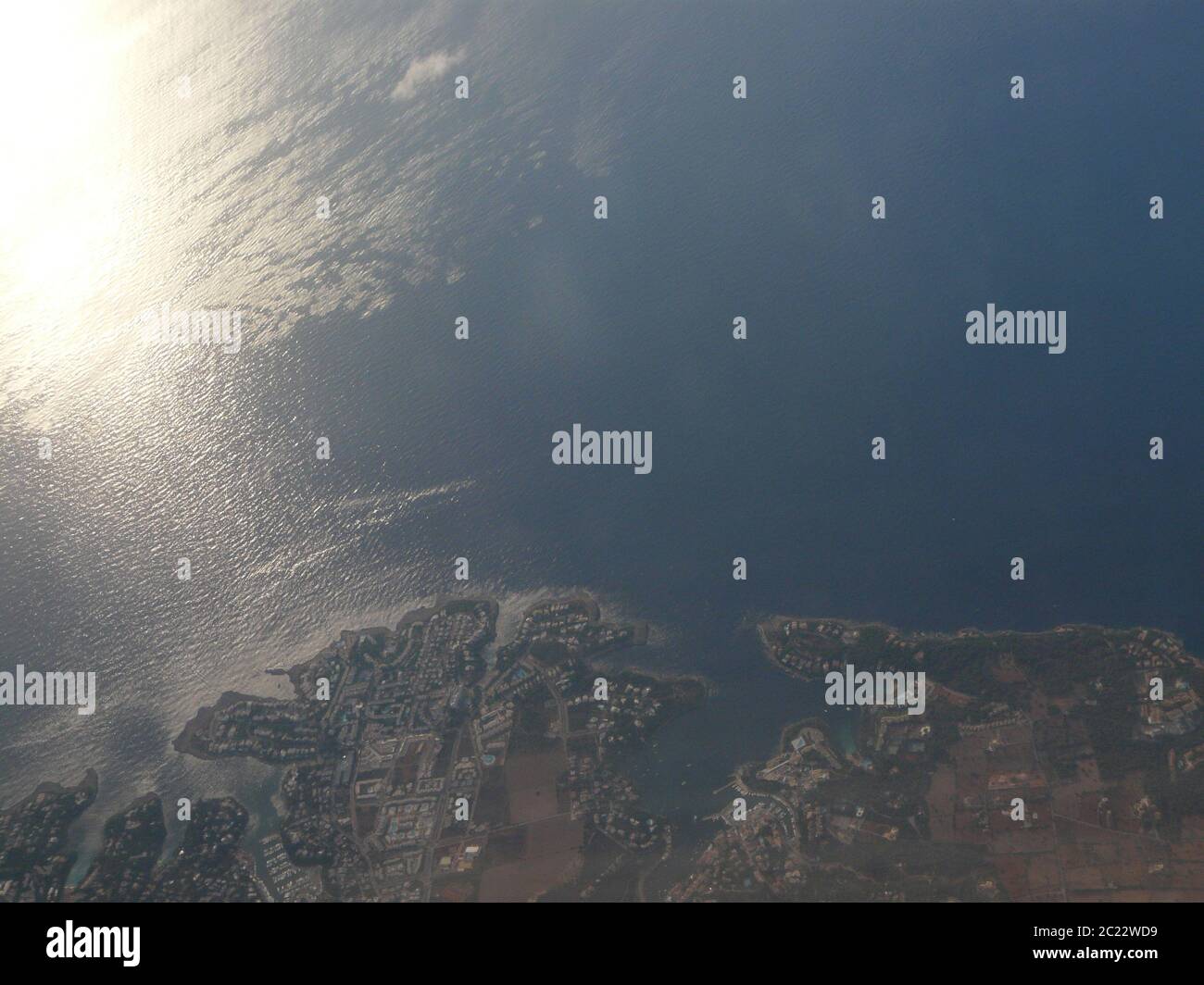 Fotografia aerea Foto Stock
