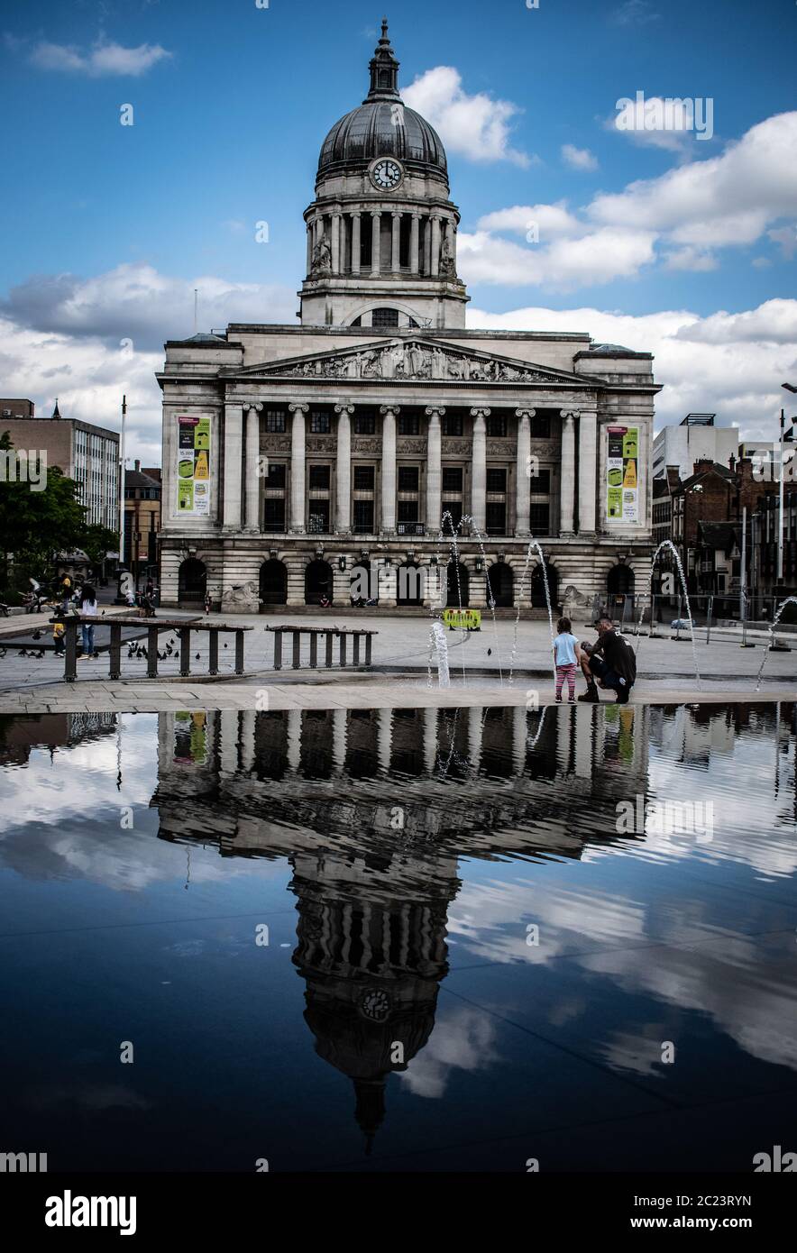 Edificio del Consiglio cittadino di Nottingham Foto Stock