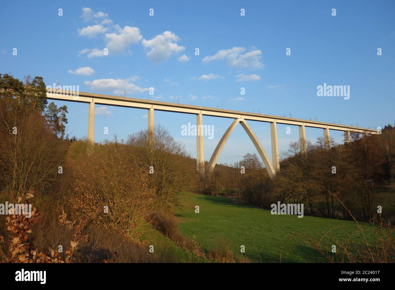 Ponte Rombachtal a Vogelsbergkreis Foto Stock