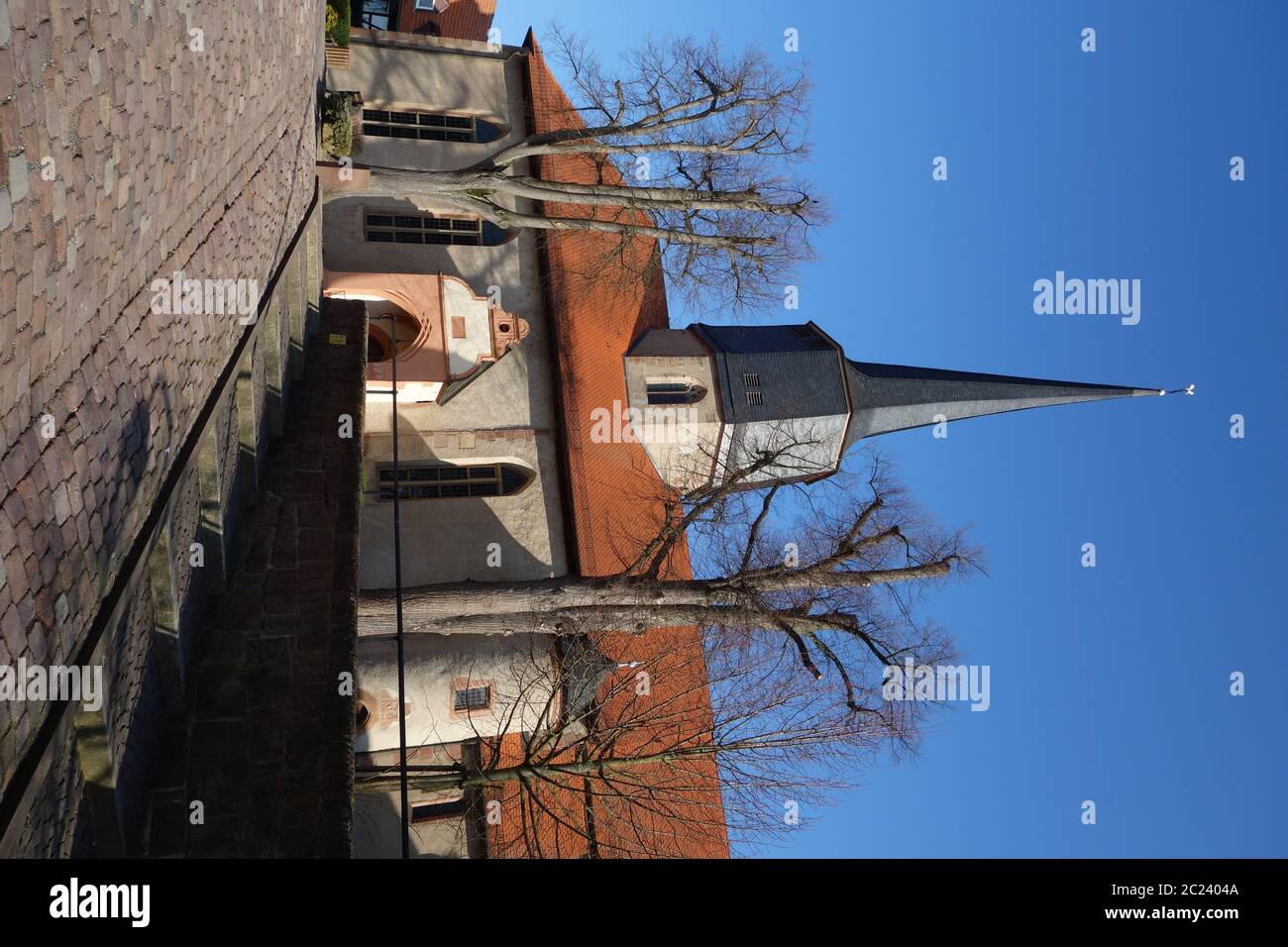 Chiesa gotica di Schlitz Hessen Foto Stock