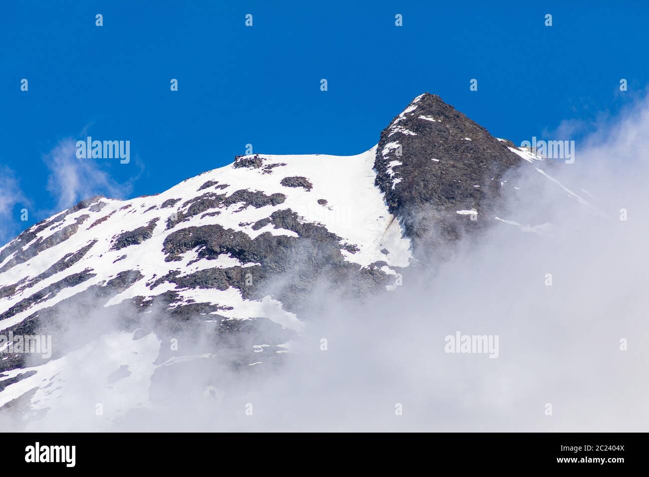 Dettagli vulcano Mount Taranaki, Nuova Zelanda Foto Stock