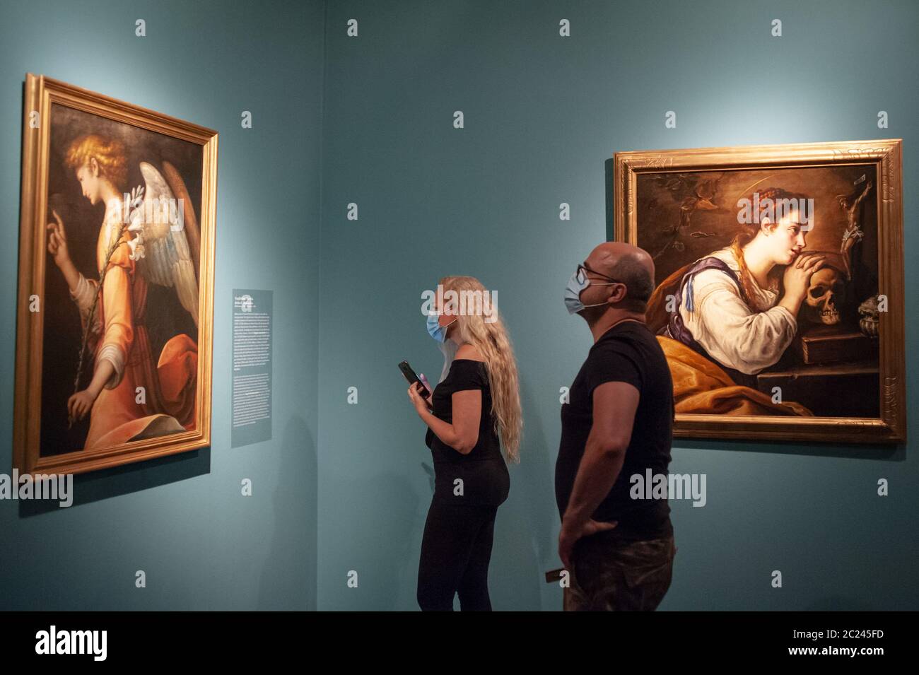 Roma: Il tempo di Caravaggio, capolavori della collezione Roberto Longhi. Sale espositive di Palazzo Caffarelli - Musei Capitolini. © e. Foto Stock